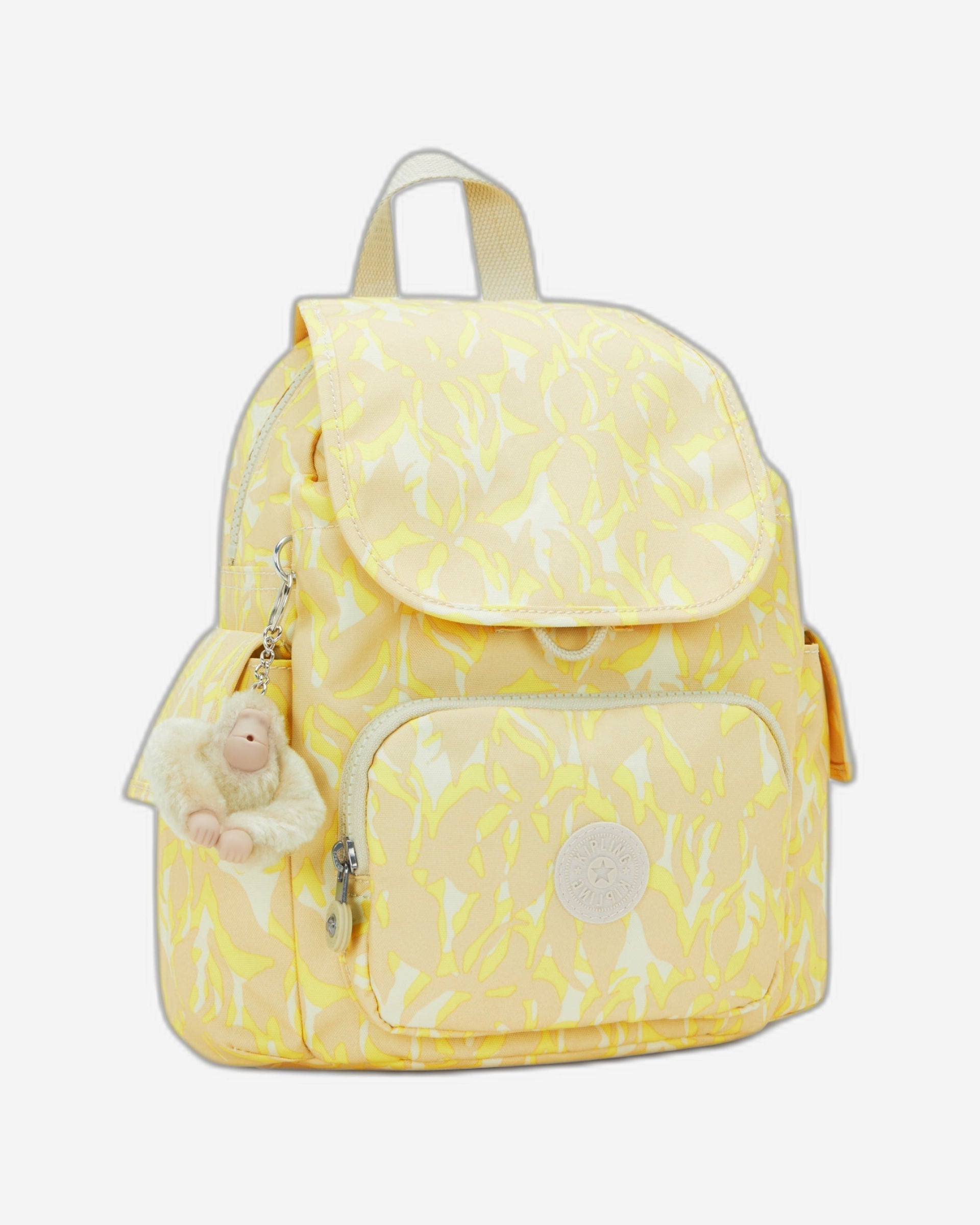حقيبة ظهر Kipling City Pack Mini Palm Mood Sun الصغيرة I4628-4DP