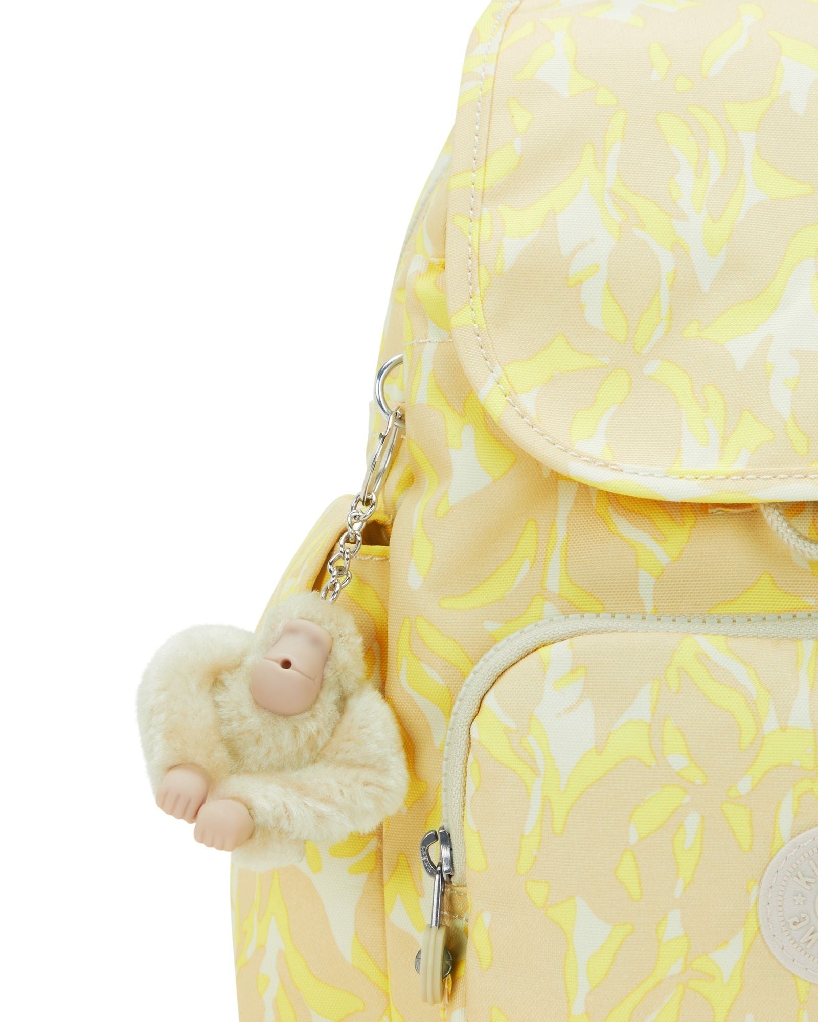 حقيبة ظهر Kipling City Pack Mini Palm Mood Sun الصغيرة I4628-4DP