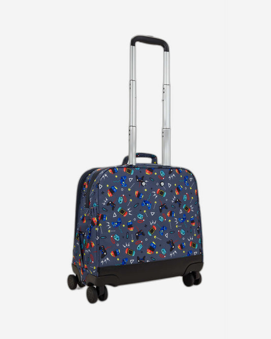 حقيبة ألعاب Kipling New Storia رمادية كبيرة بعجلات C2I4847-T6T