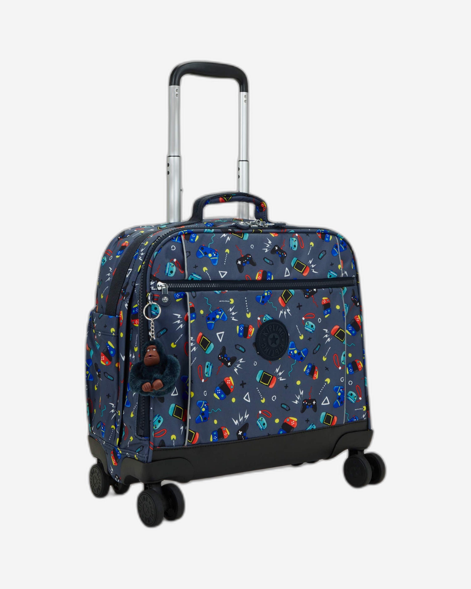 حقيبة ألعاب Kipling New Storia رمادية كبيرة بعجلات C2I4847-T6T