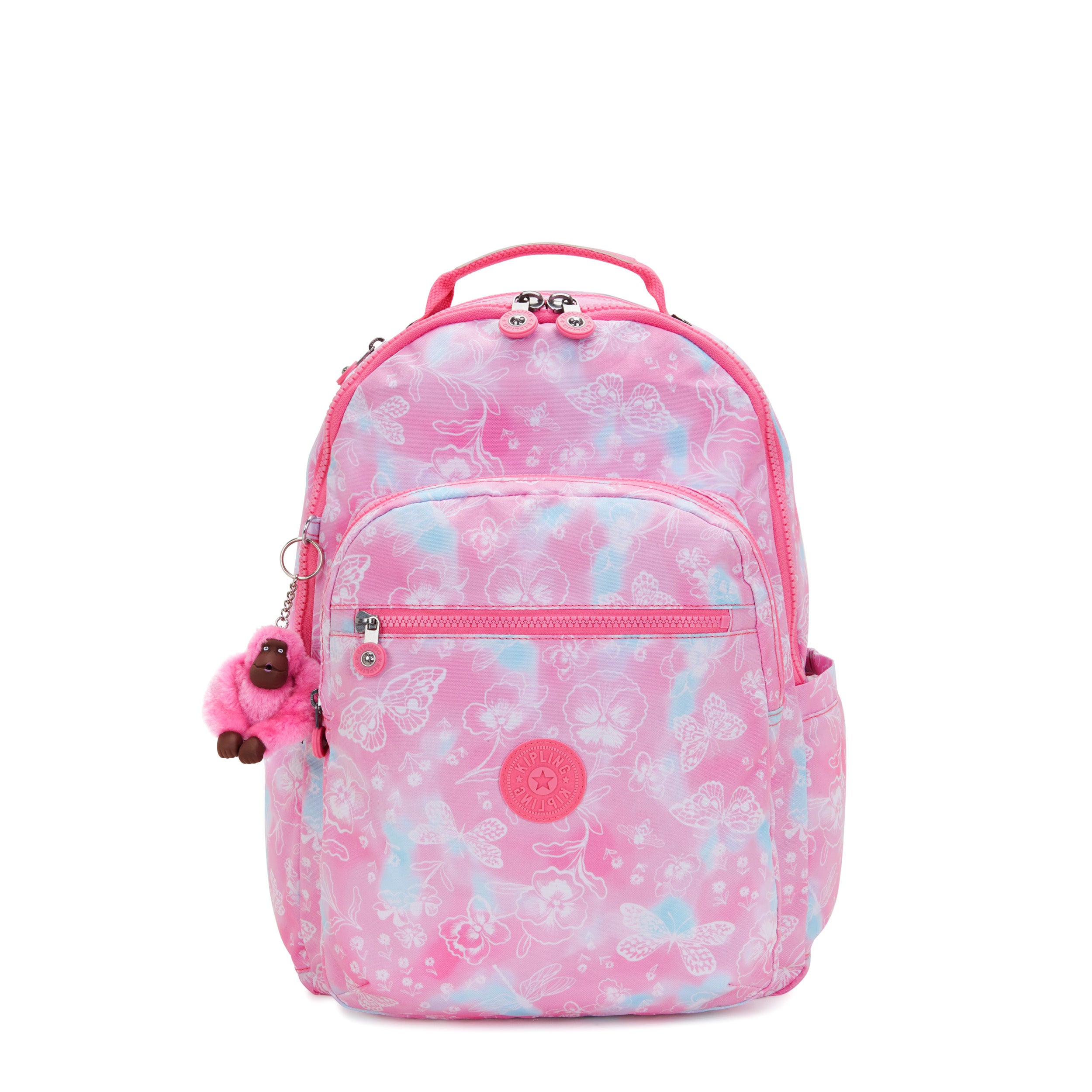 KIPLING-Seoul-Large Backpack-Garden Clouds-I4851-2PE