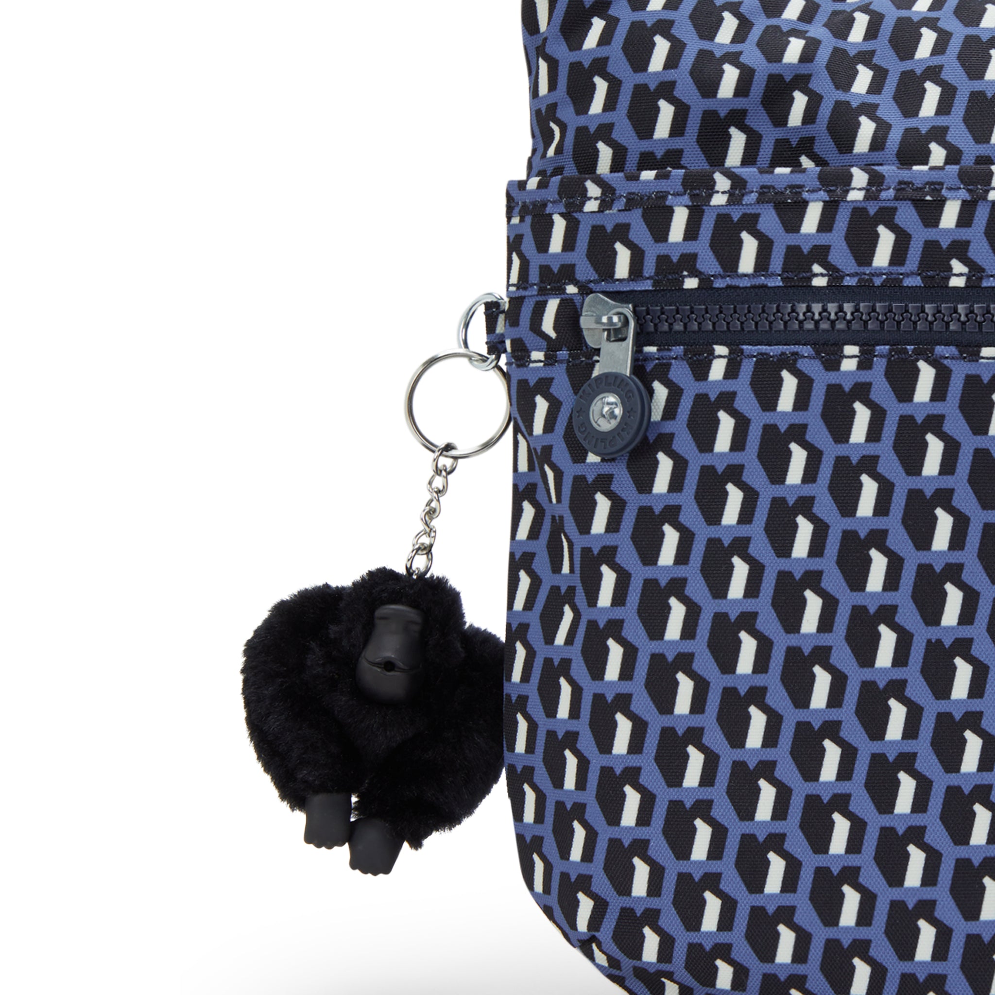 حقيبة كتف متوسطة الحجم من كيبلينج أرتو 3D K باللون الأزرق I4854-4JS