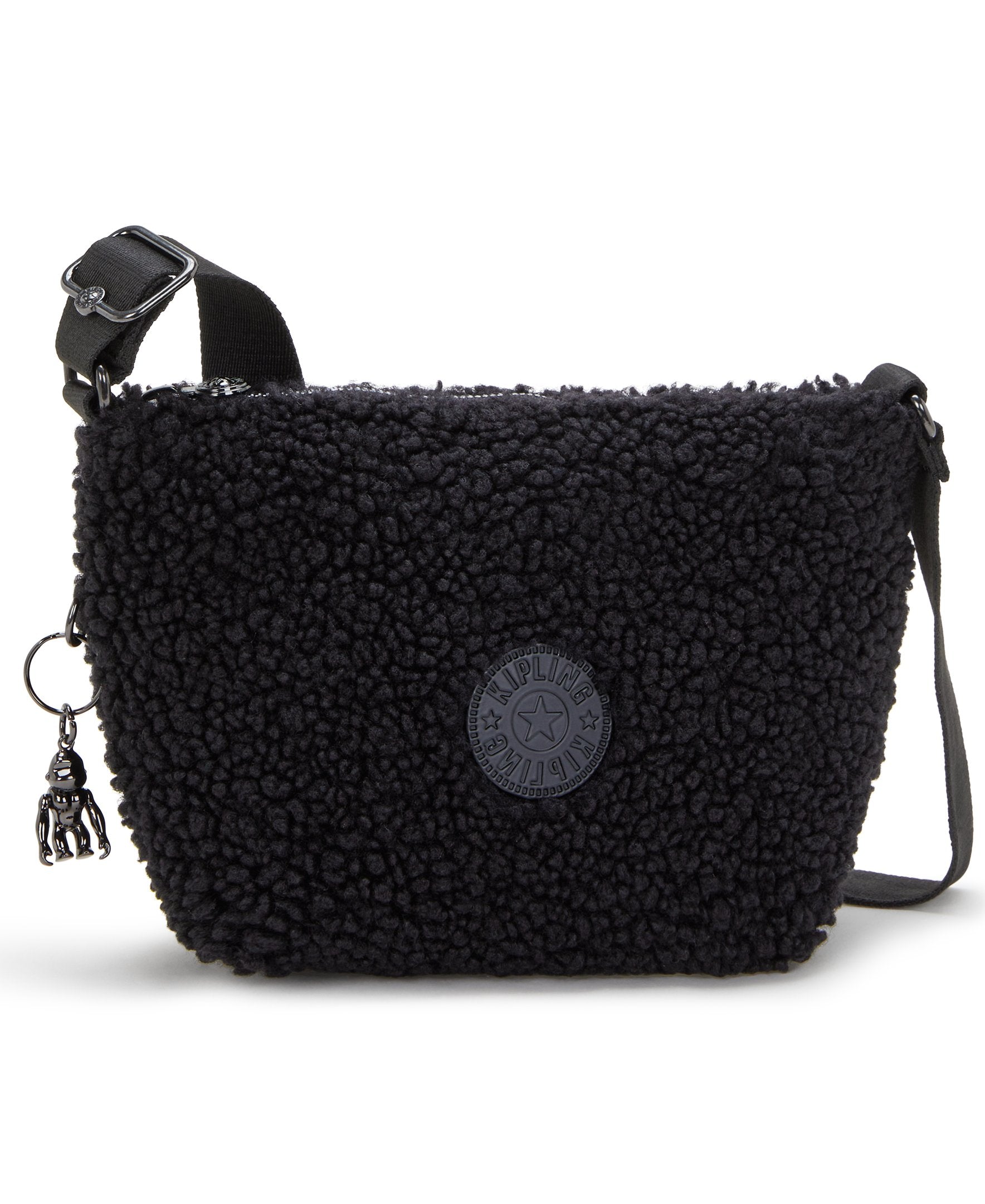 حقيبة كتف صغيرة Kipling Ayna Black Fuzz I4894-5PF