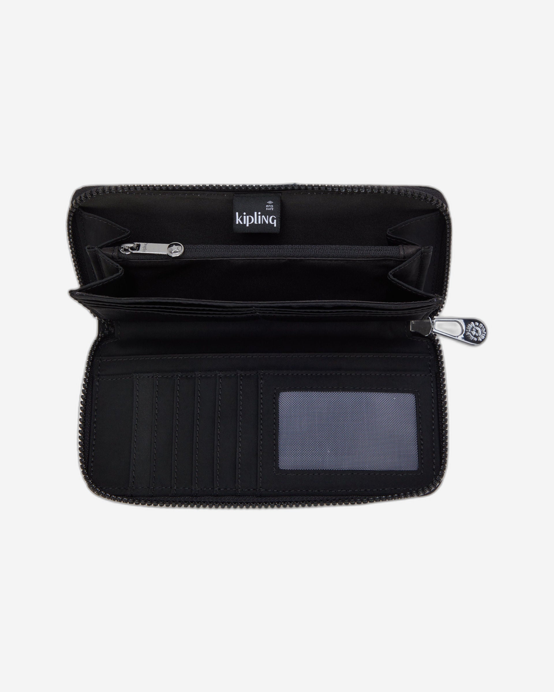 محفظة كيبلينج موني وورلد إندلس سوداء كبيرة I5102-TB4