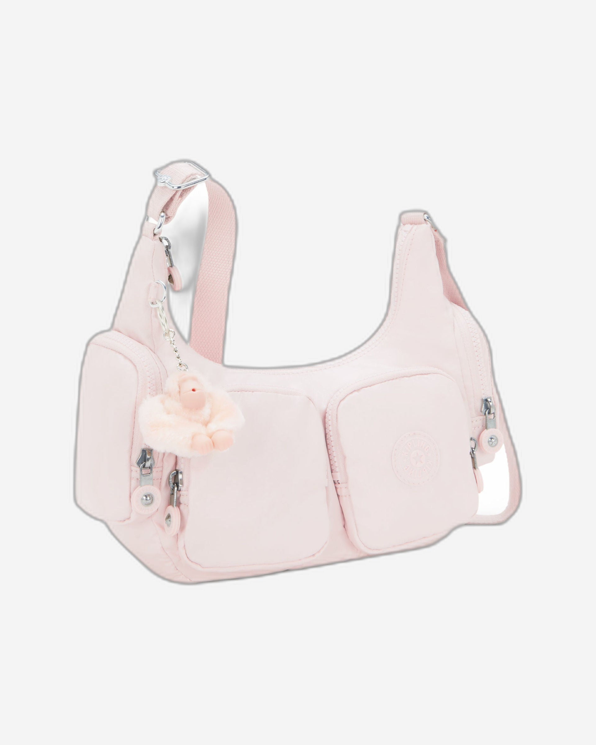 حقيبة كروس بودي صغيرة Kipling Rikka S وردية لامعة I5164-3DZ