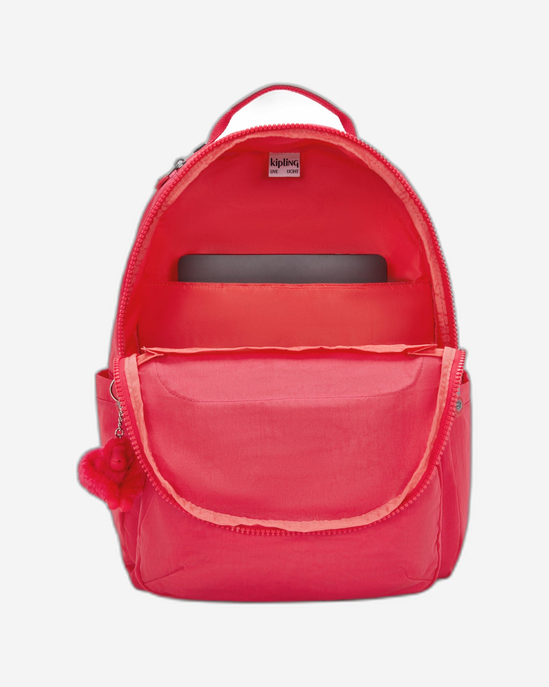 حقيبة ظهر كيبلينج سيول ريزورت وردية كبيرة I5210-1BN