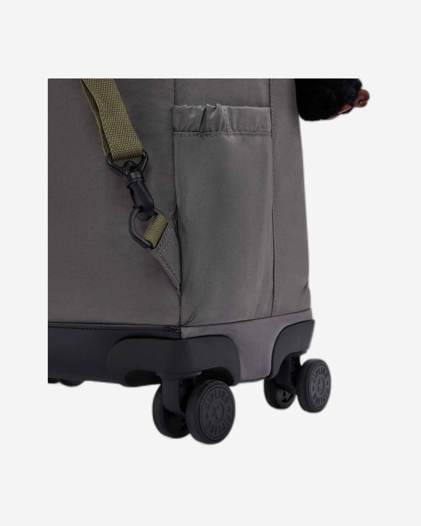 حقيبة ظهر Kipling New Zea Back to Grey كبيرة بعجلات مع حجرة للكمبيوتر المحمول I5246-1DX