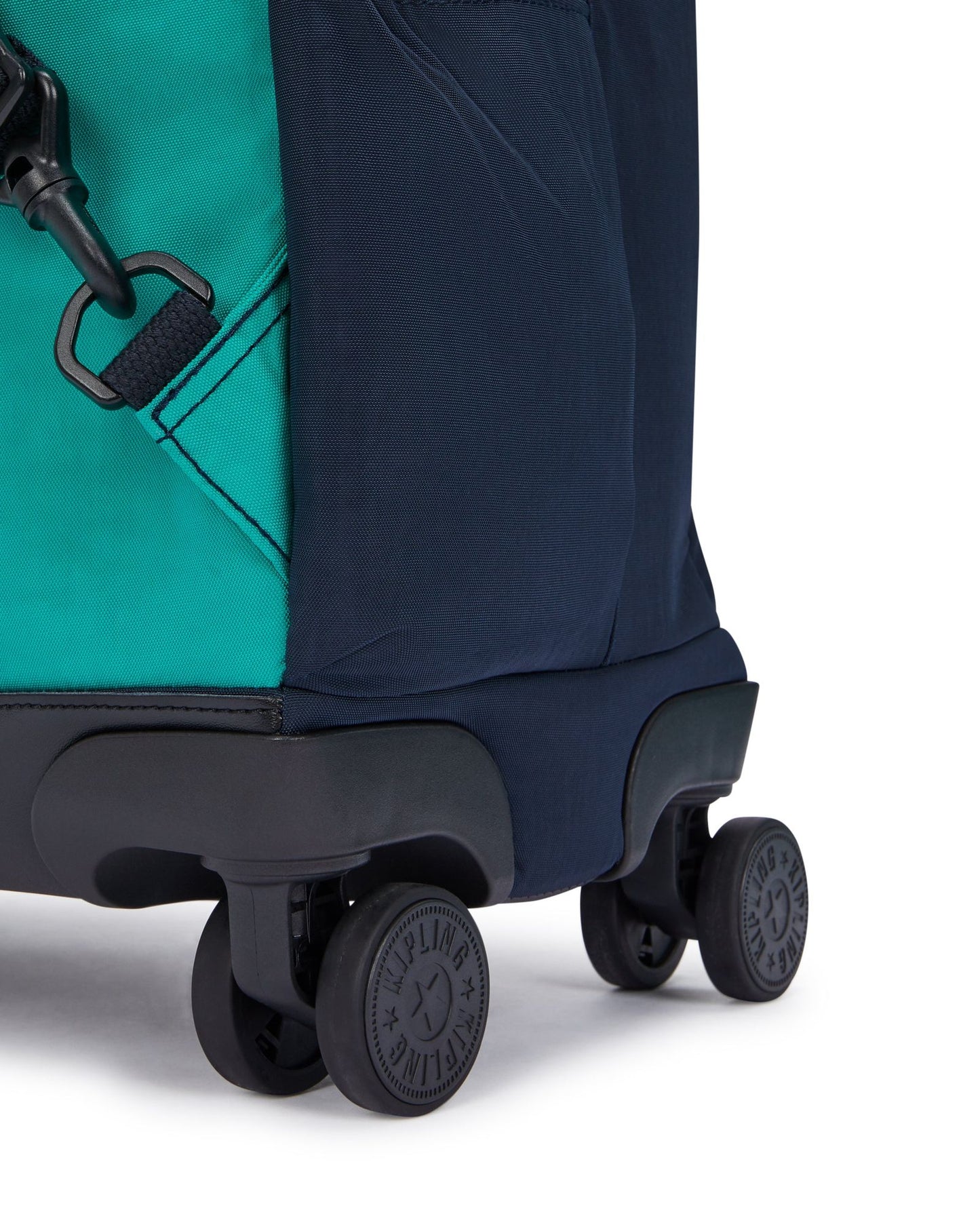 حقيبة ظهر كيبلينج نيو زيا زرقاء خضراء كبيرة بعجلات C2I5246-CD7