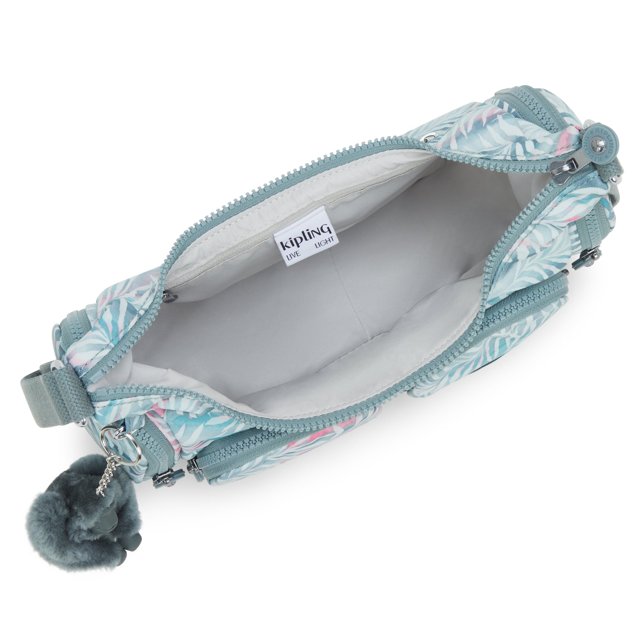 حقيبة كيبلينج ريكا إس بنقشة أوراق النخيل صغيرة الحجم I5271-3QN