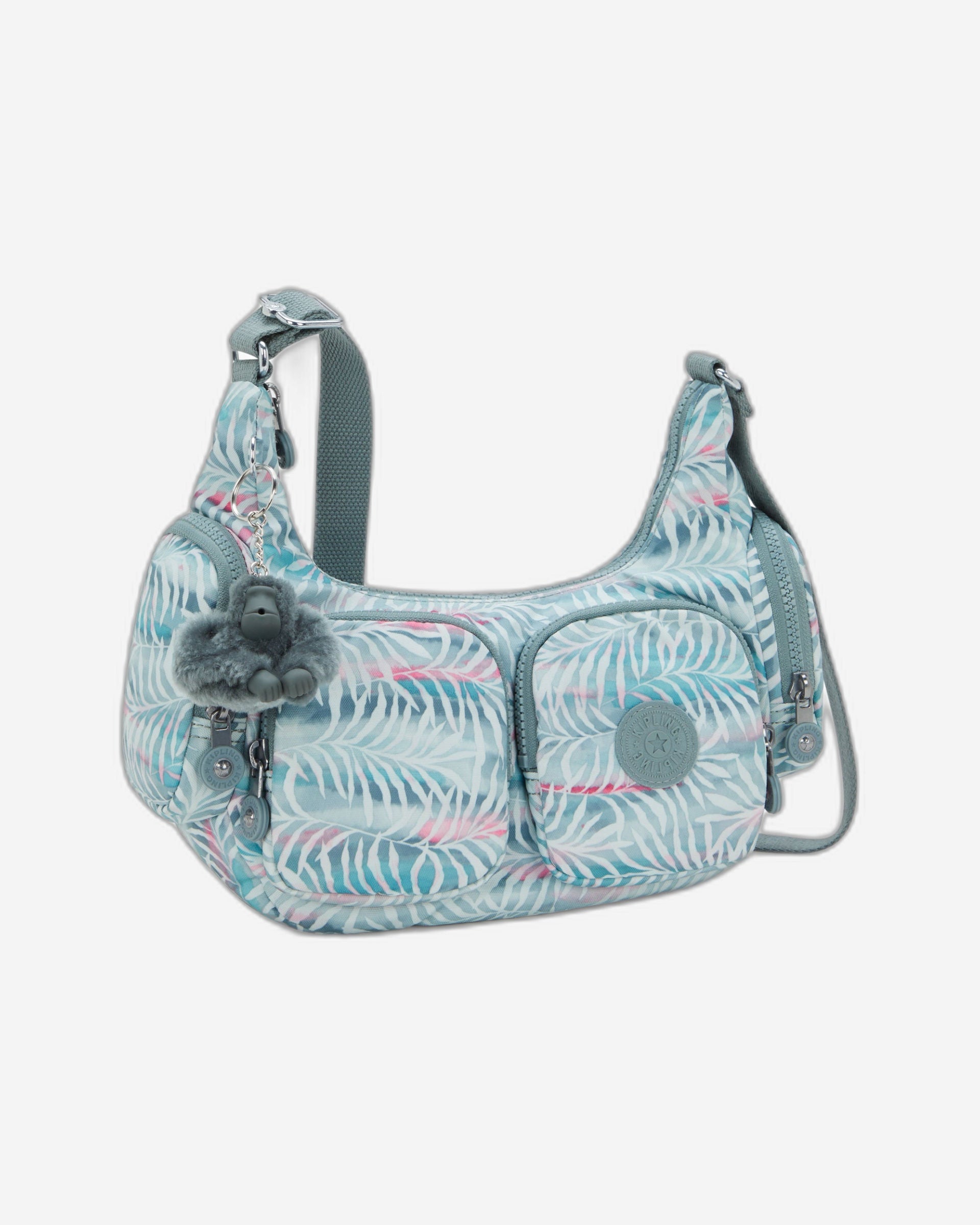 حقيبة كيبلينج ريكا إس بنقشة أوراق النخيل صغيرة الحجم I5271-3QN