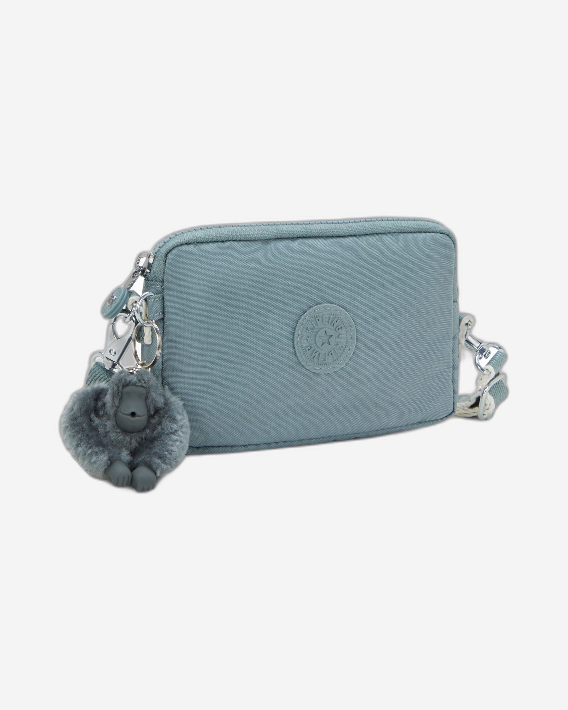 حقيبة كيبلينج ليمو صغيرة مريحة باللون الرمادي I5295-3NL