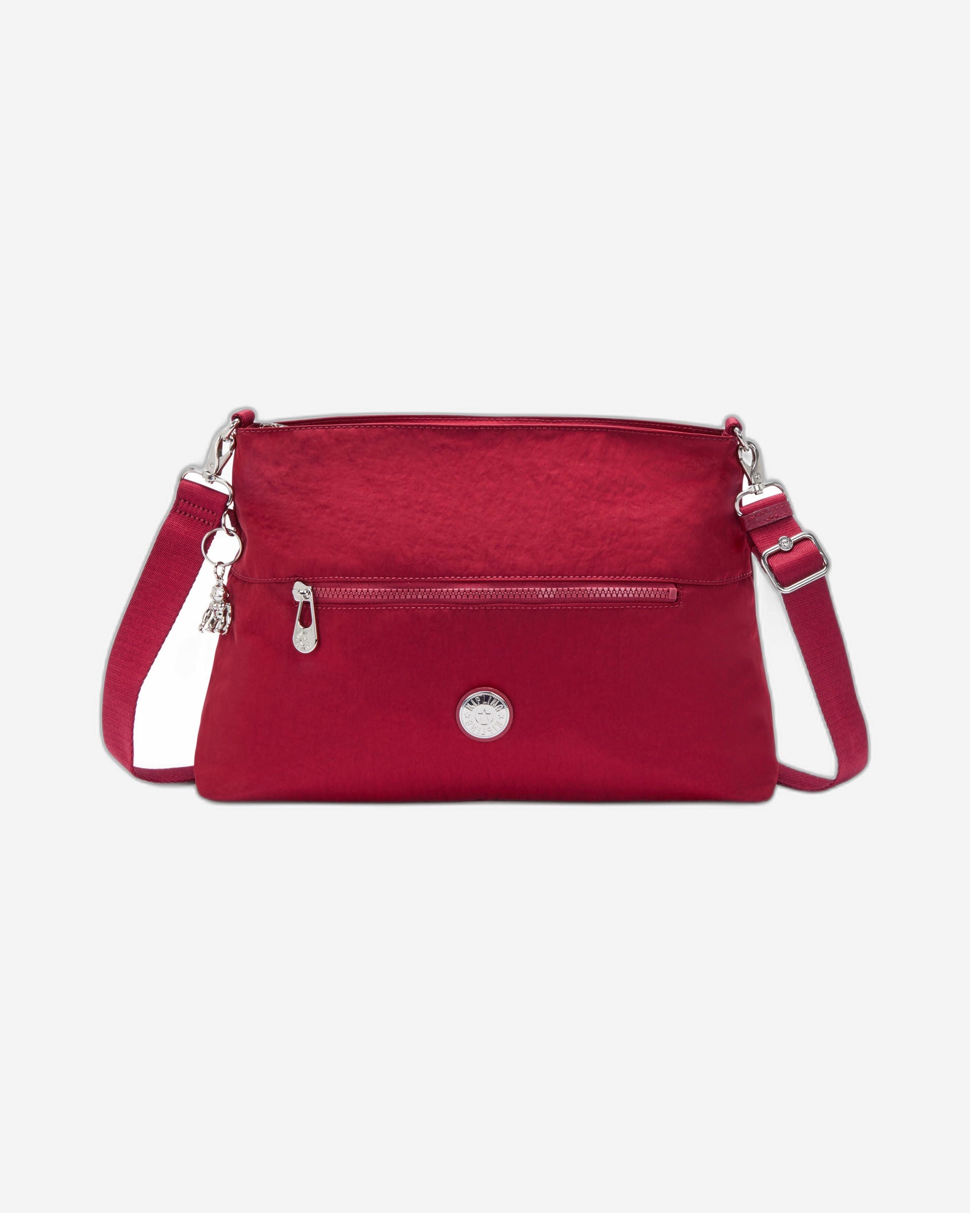 حقيبة كتف Kipling Pollie M Red Red Wine متوسطة الحجم I5346-6SE