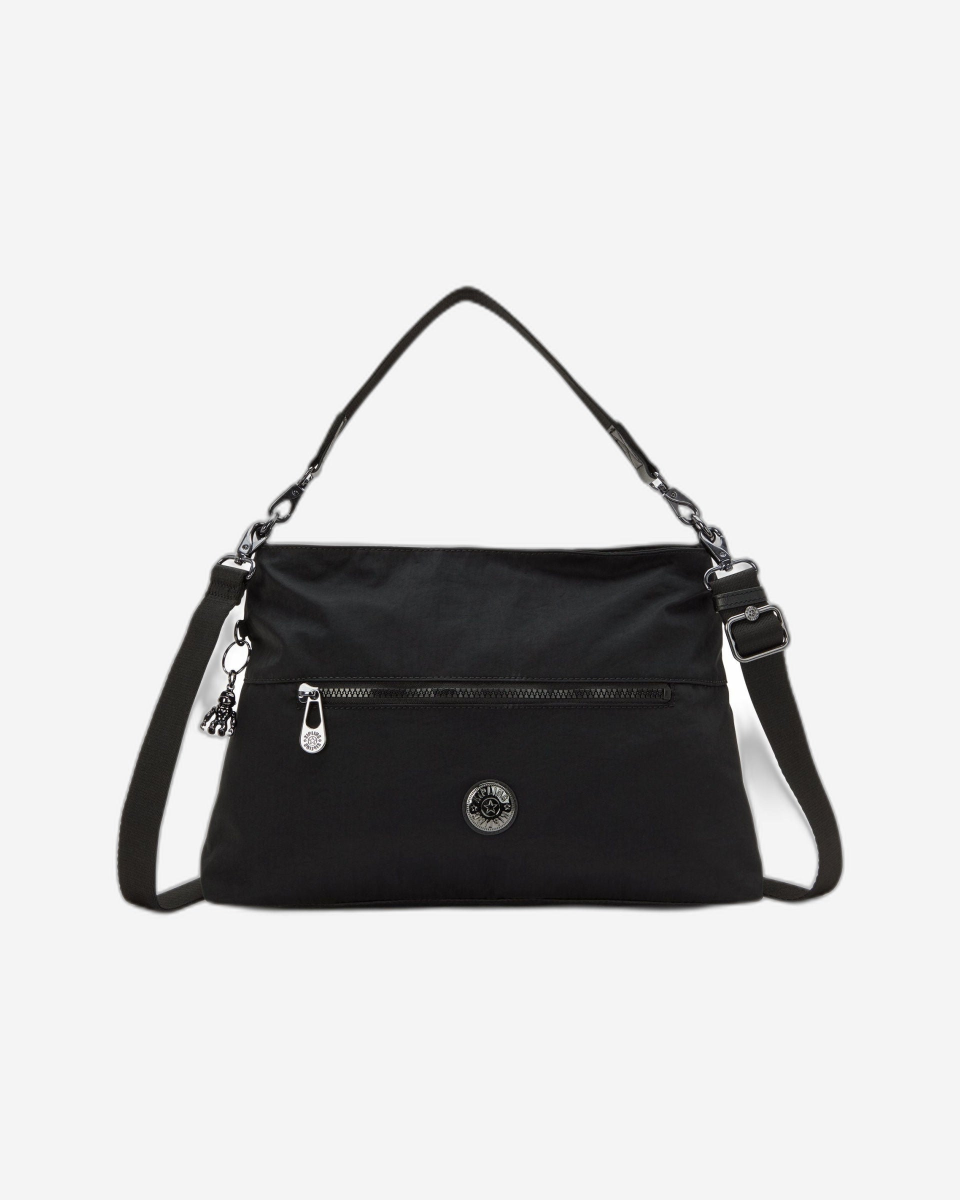 حقيبة كتف كيبلينج بولي إم إندلس سوداء متوسطة الحجم I5346-TB4