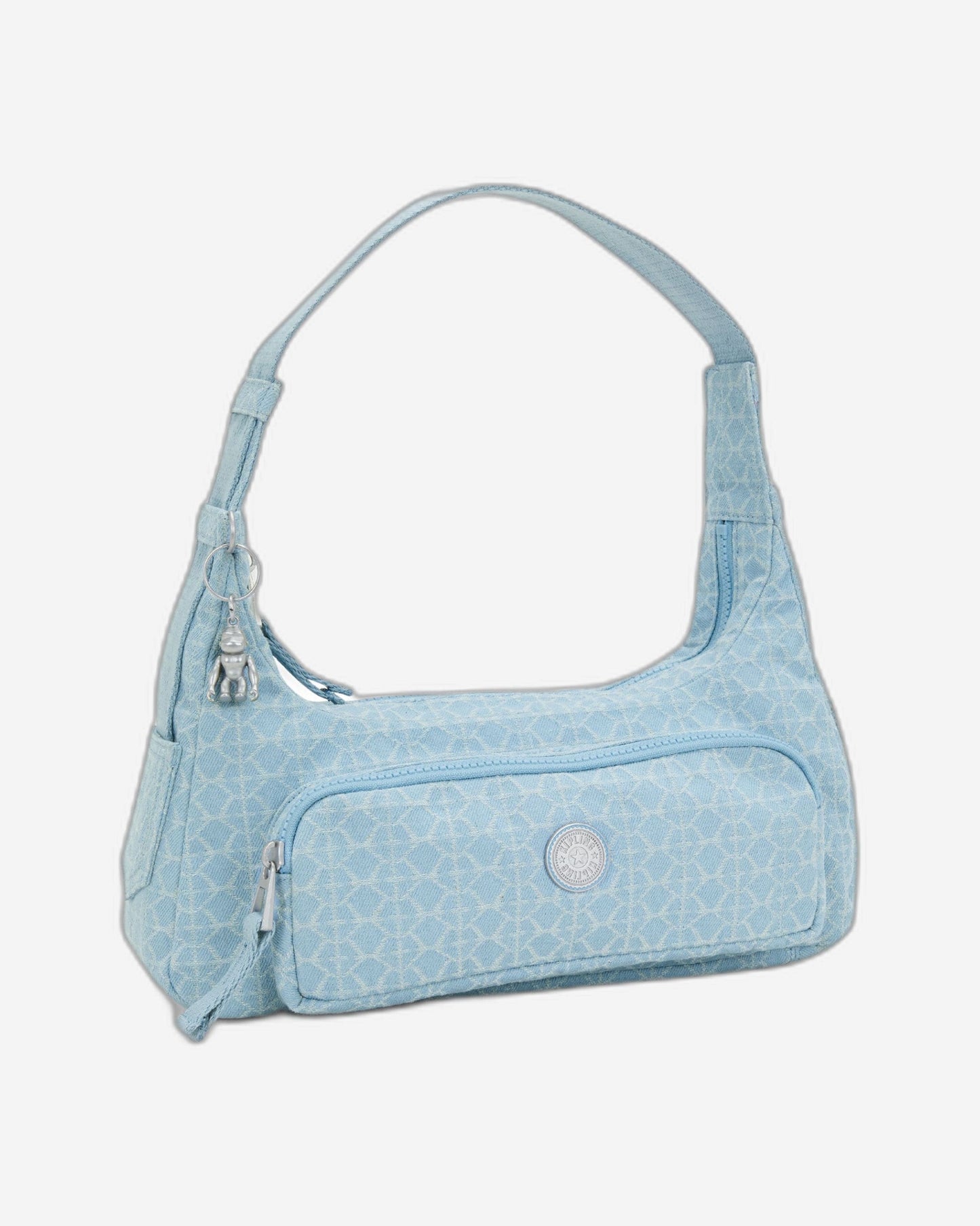 حقيبة كتف صغيرة Kipling Karis S من قماش الدنيم الخفيف I5455-3LL