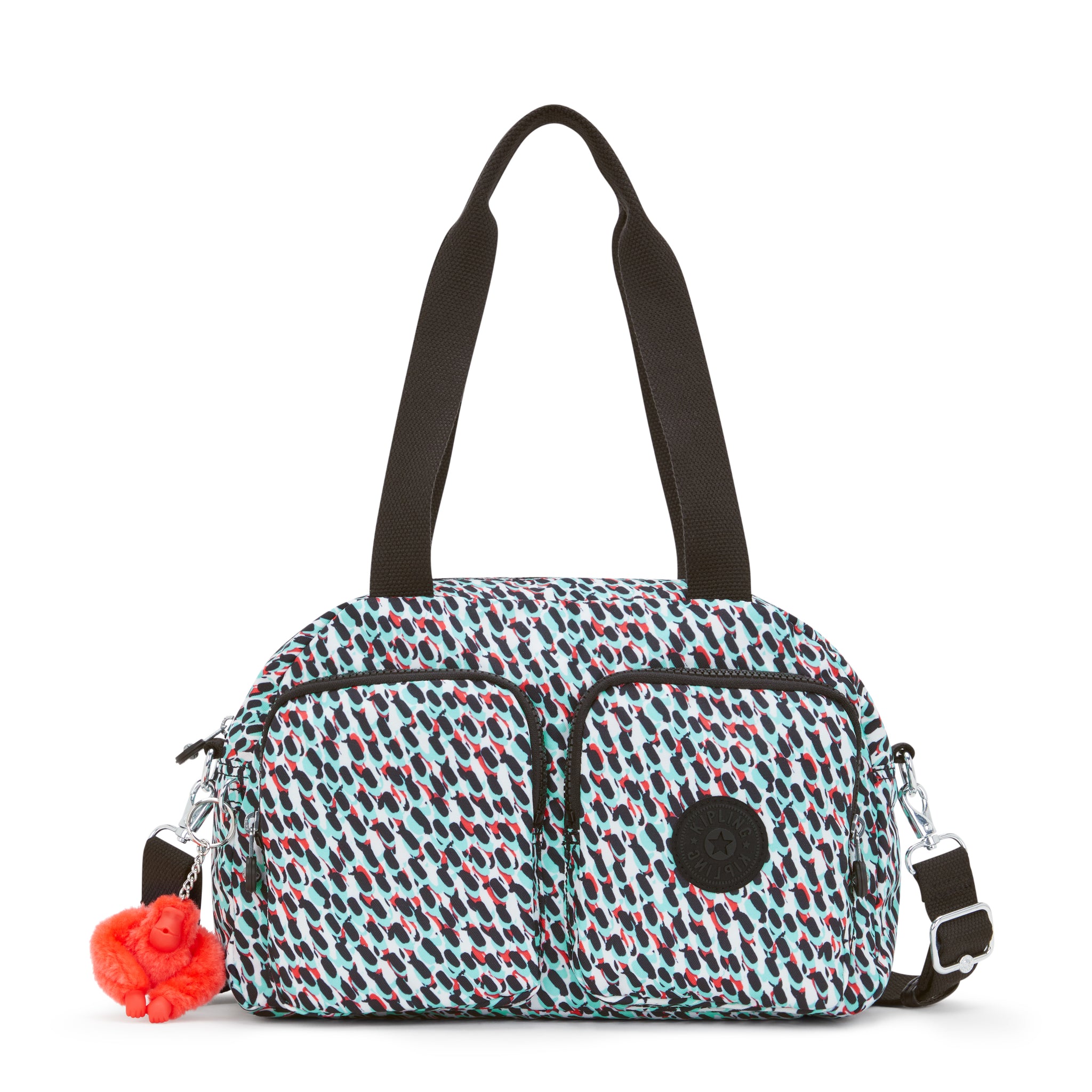 KIPLING-Cool Defea-Medium shoulderbag (with removable shoulderstrap)-Abstract Print-I5479-GN6