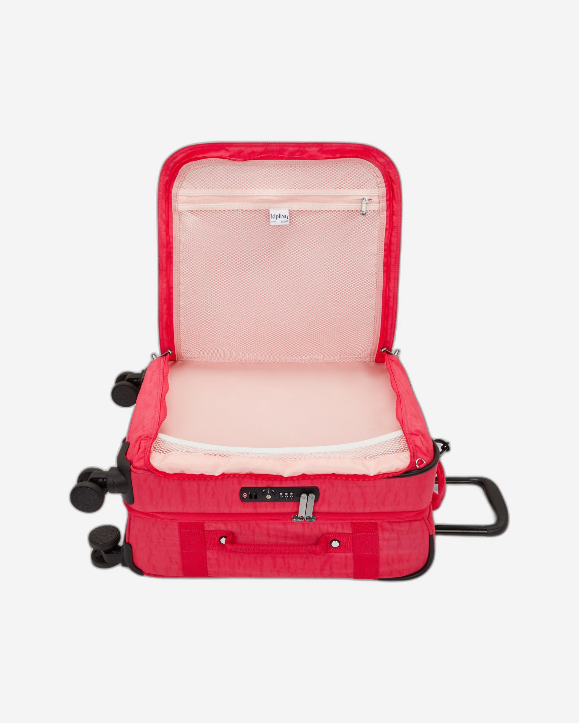 حقيبة سفر كيبلينج سبونتانيوس إس ريزورت وردية صغيرة بعجلات I5508-1BN