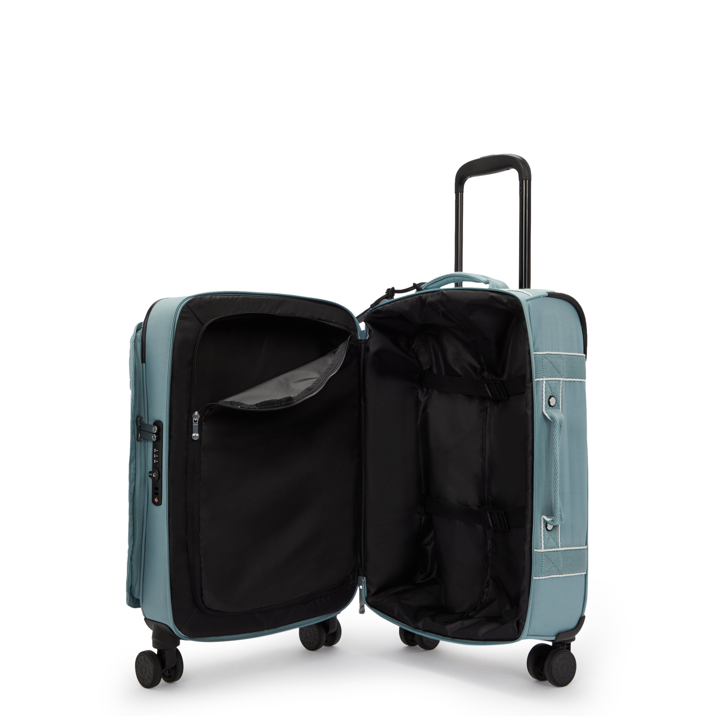 حقيبة سفر كيبلينج سبونتانيوس إس رمادية مريحة صغيرة بعجلات I5508-3NL