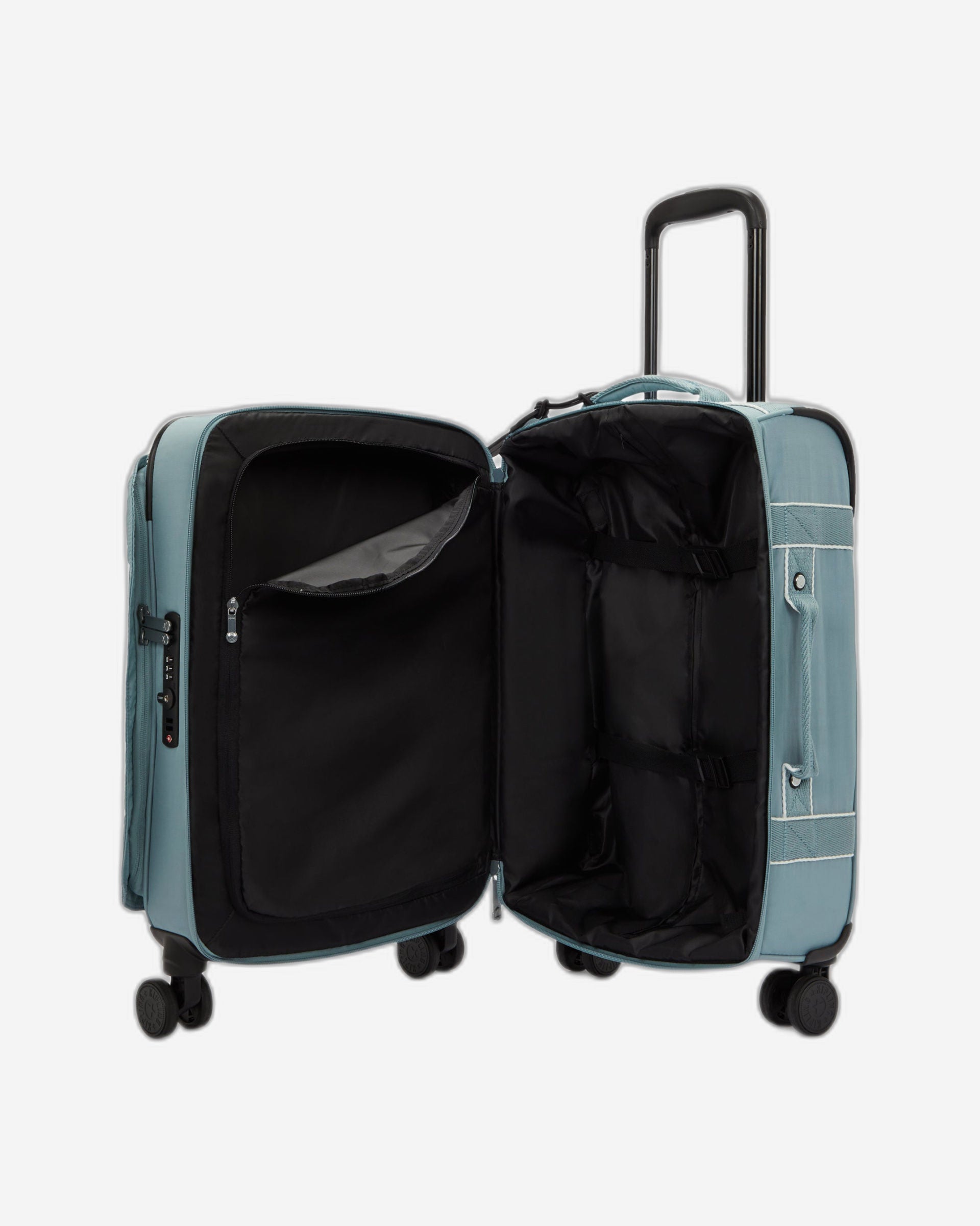 حقيبة سفر كيبلينج سبونتانيوس إس رمادية مريحة صغيرة بعجلات I5508-3NL