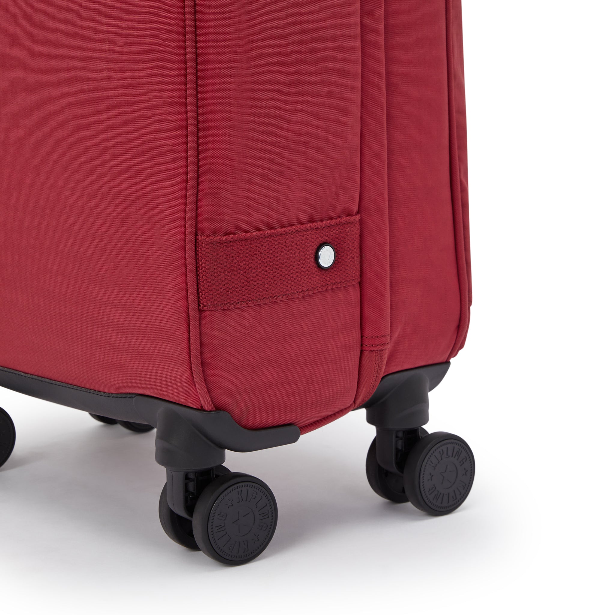 حقيبة سفر Kipling Spontaneous S صغيرة الحجم ذات عجلات بلون أحمر جذاب I5508-4SS
