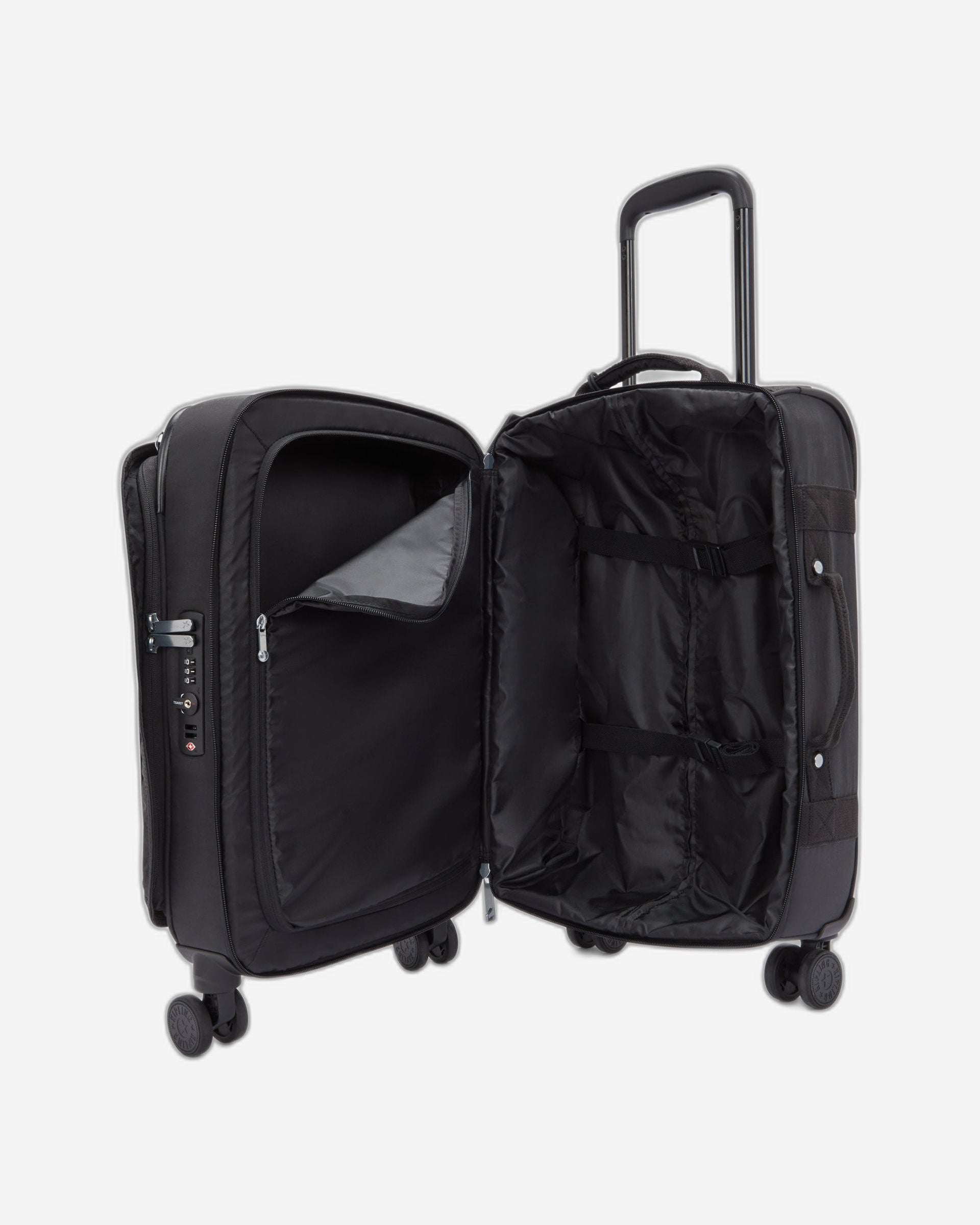 حقيبة سفر كيبلينج سبونتانيوس إس سوداء صغيرة بعجلات C2I5508-P39