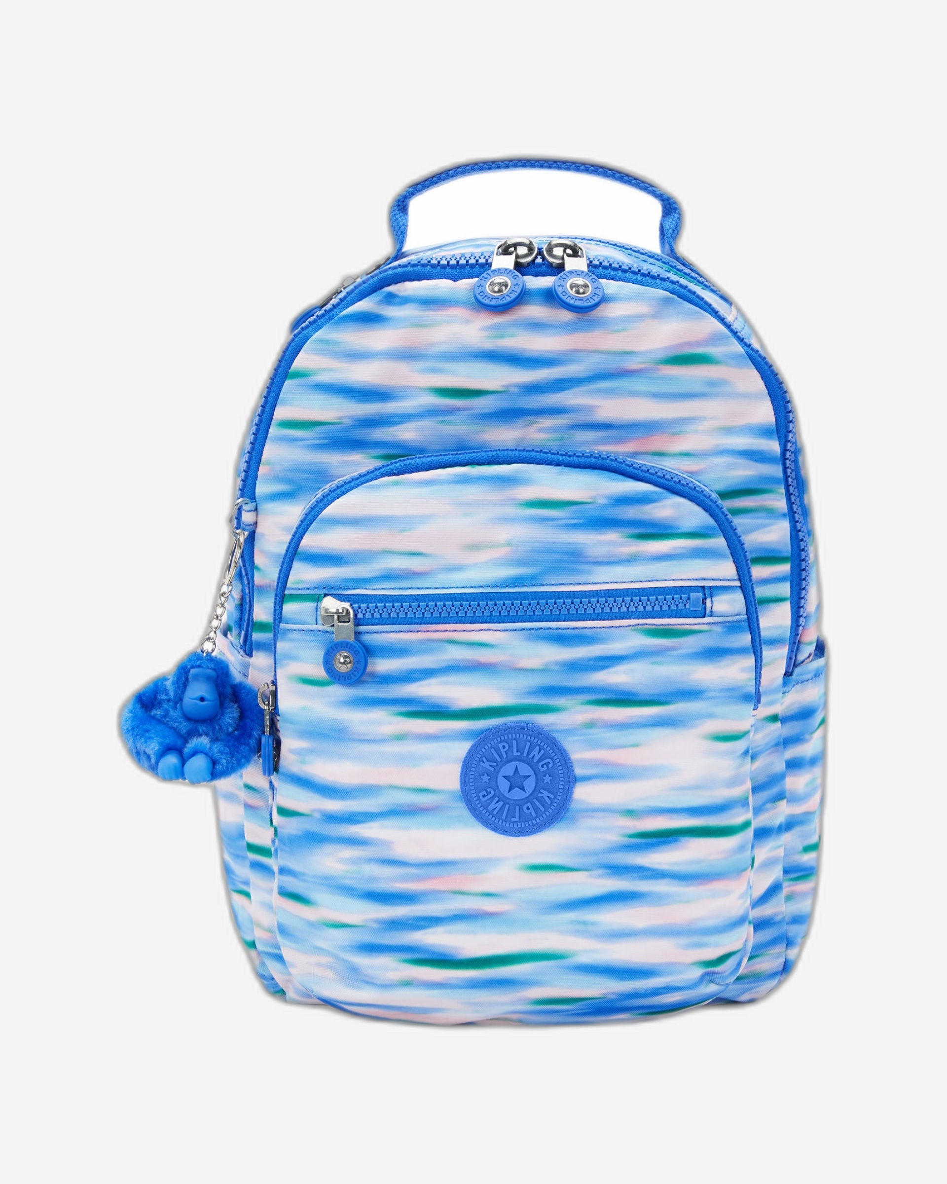 حقيبة ظهر كيبلينج سيول إس صغيرة زرقاء مخففة C2I5611-TX9