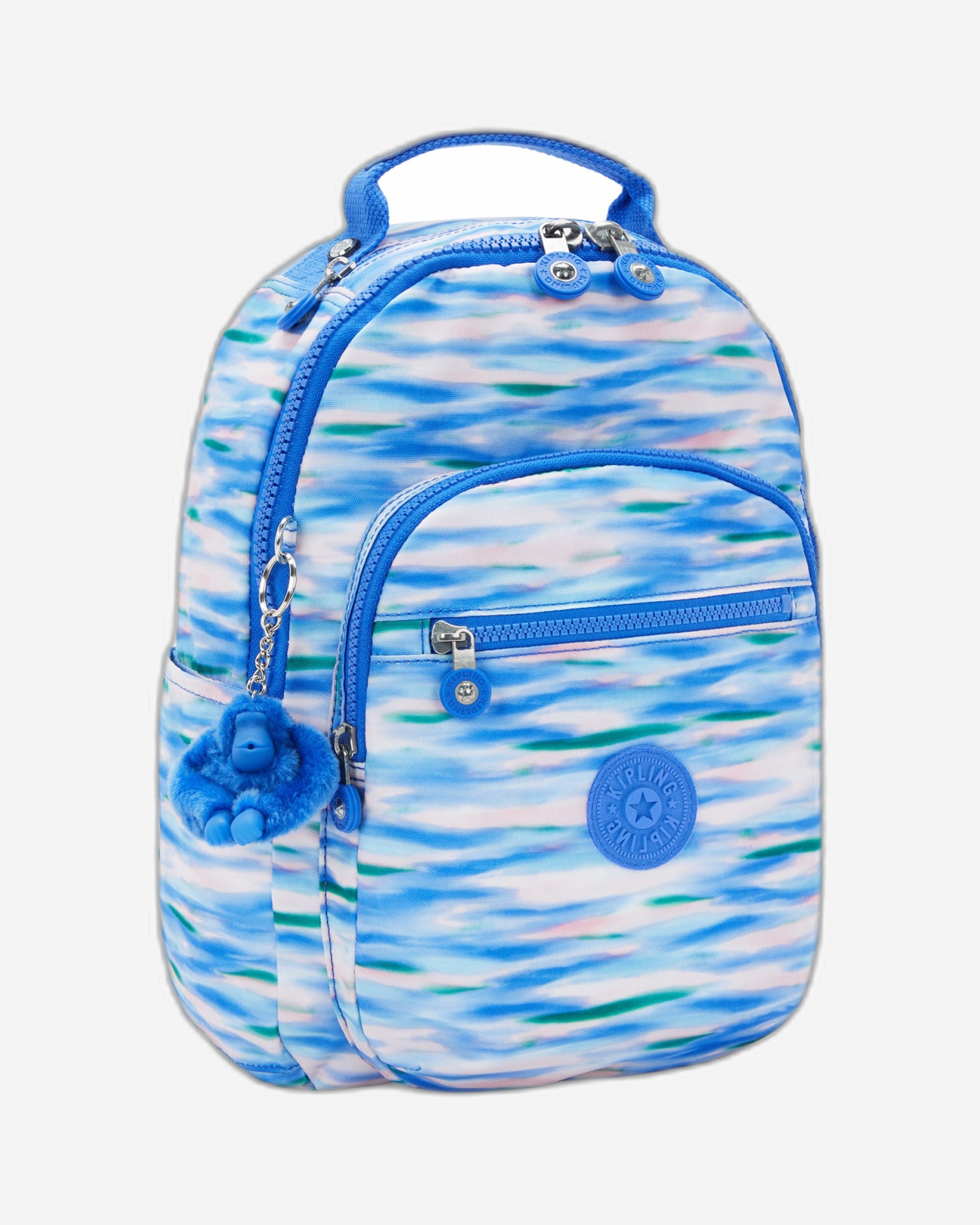 حقيبة ظهر كيبلينج سيول إس صغيرة زرقاء مخففة C2I5611-TX9