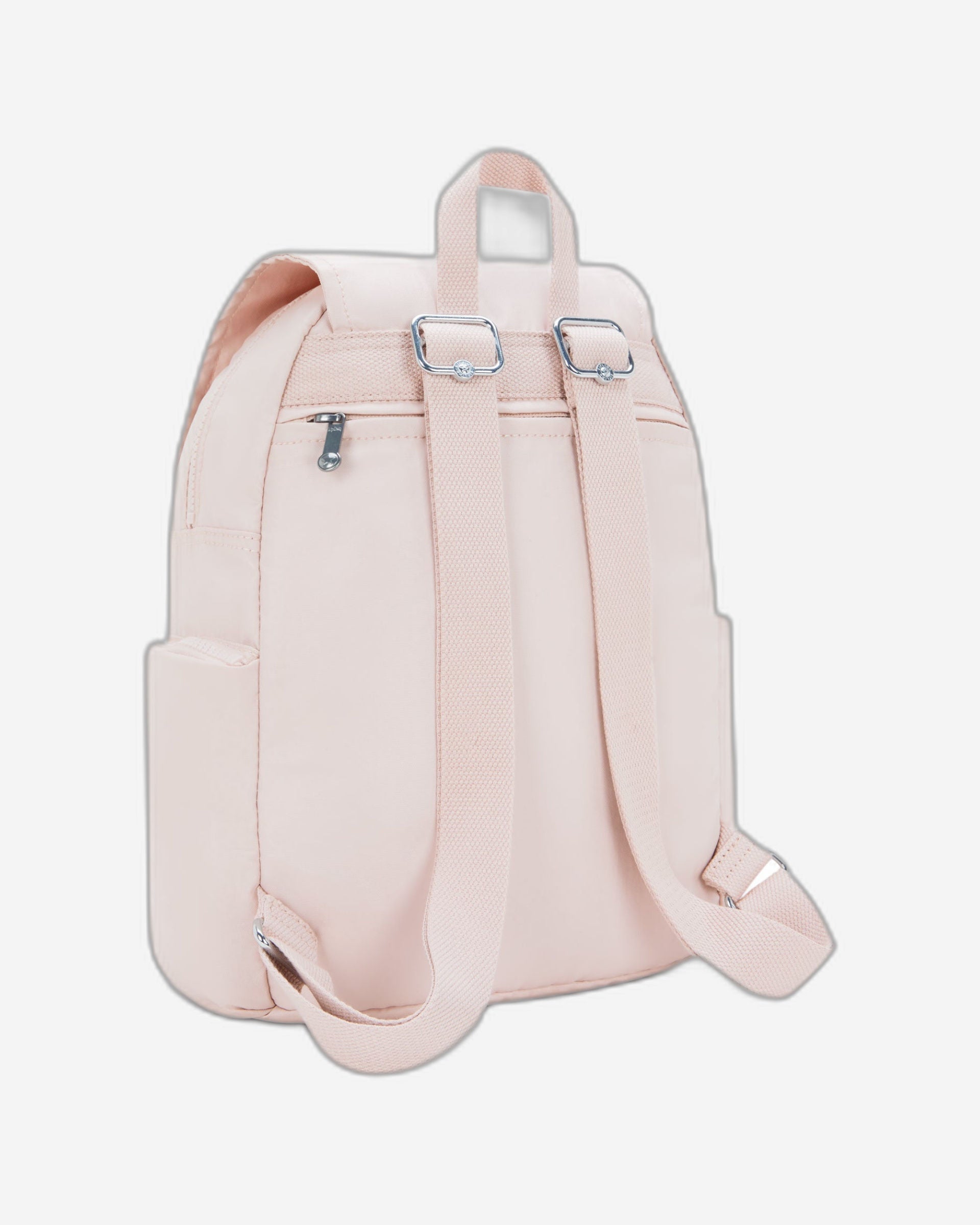 حقيبة ظهر كيبلينج سيتي زيب إس صغيرة وردية لامعة I5634-3DZ