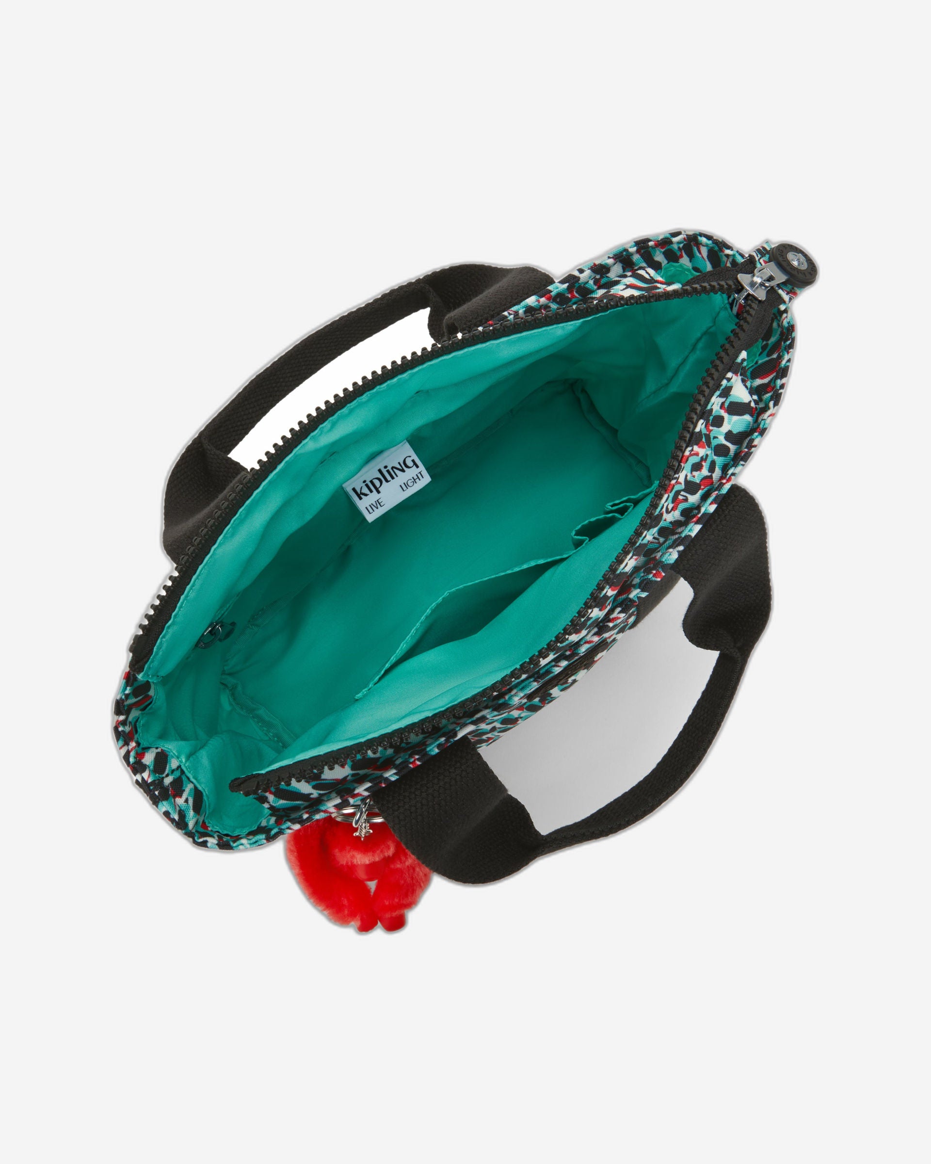 حقيبة كتف صغيرة بطبعة تجريدية من كيبلينج مينتا C2I5647-GN6