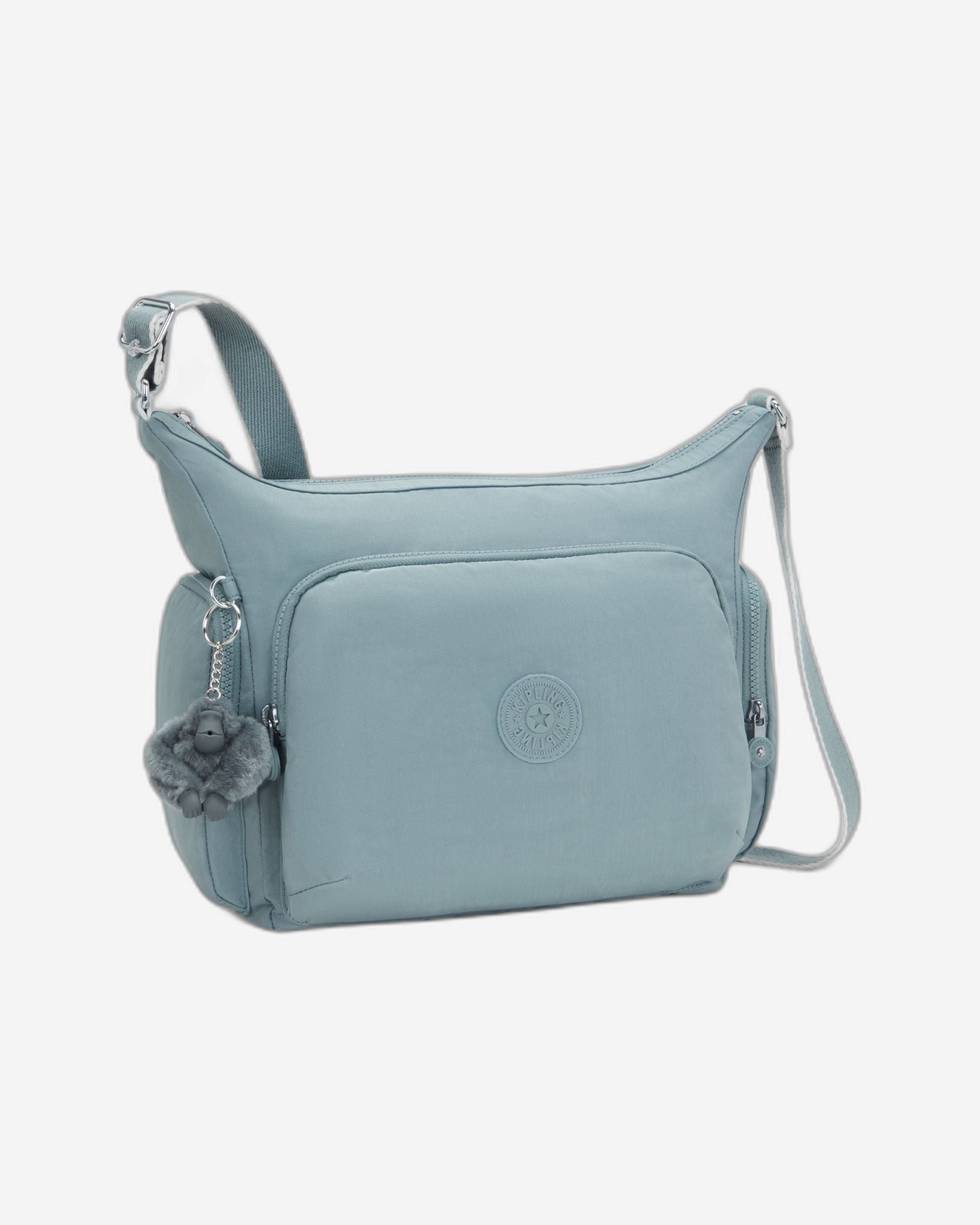 حقيبة كيبلينج جاب كبيرة مريحة باللون الرمادي I5740-3NL