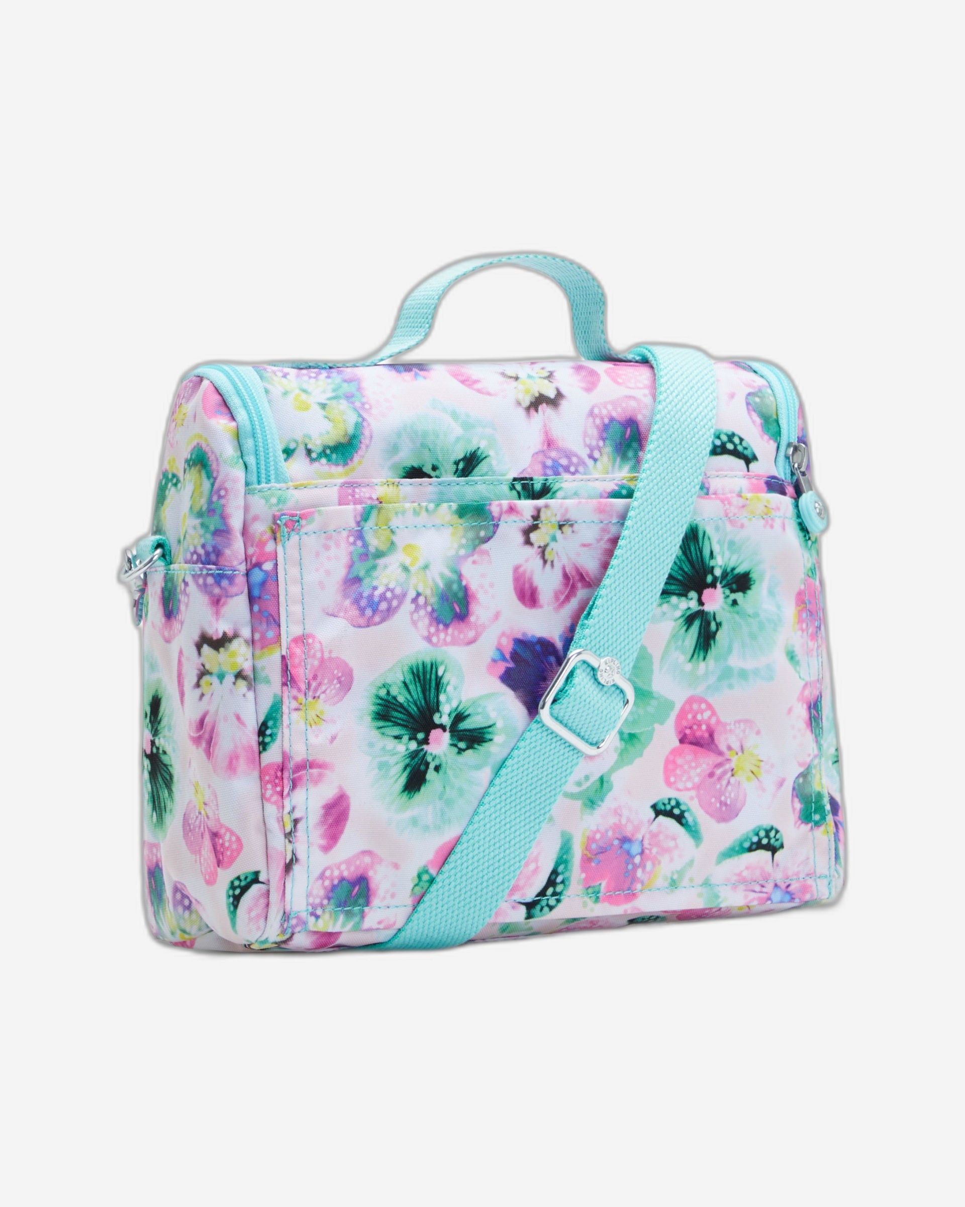 حقيبة غداء كيبلينج نيو كيشيرو أكوا بلوسوم كبيرة مع جراب عربة C2I5749-7EC