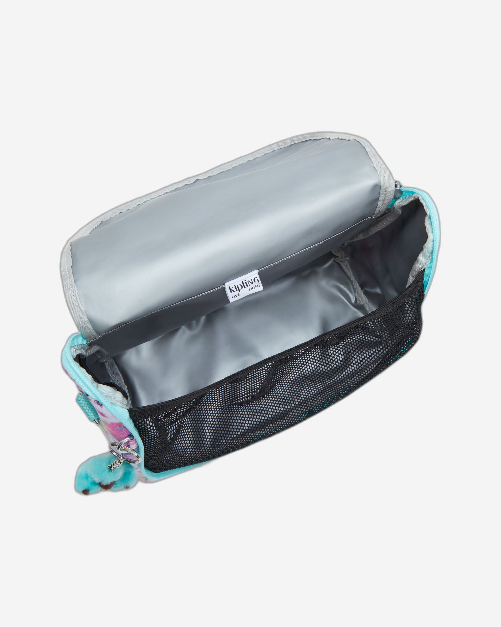 حقيبة غداء كيبلينج نيو كيشيرو أكوا بلوسوم كبيرة مع جراب عربة C2I5749-7EC