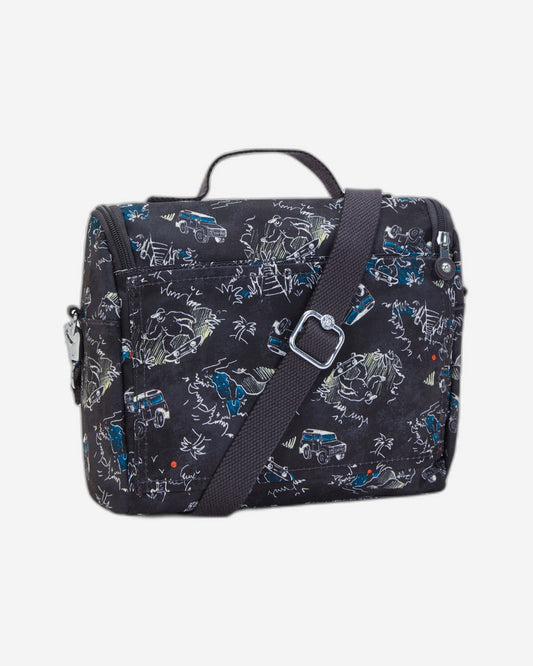 حقيبة غداء كبيرة من Kipling New Kichirou Jungle Fun Race مع جراب عربة C2I5749-TJ3