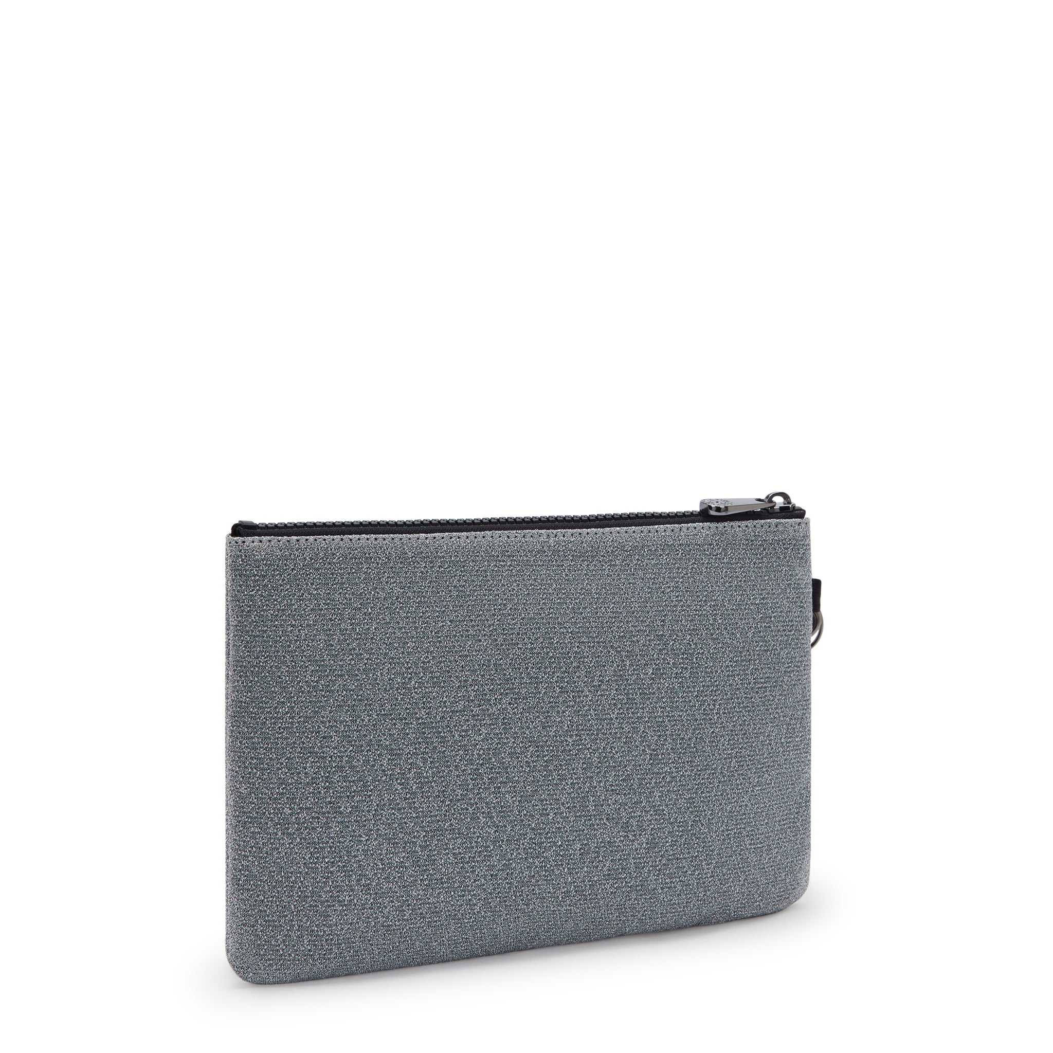 حقيبة كيبلينج فانسي غوينغ آوت فضية كبيرة مسطحة I5780-0MS