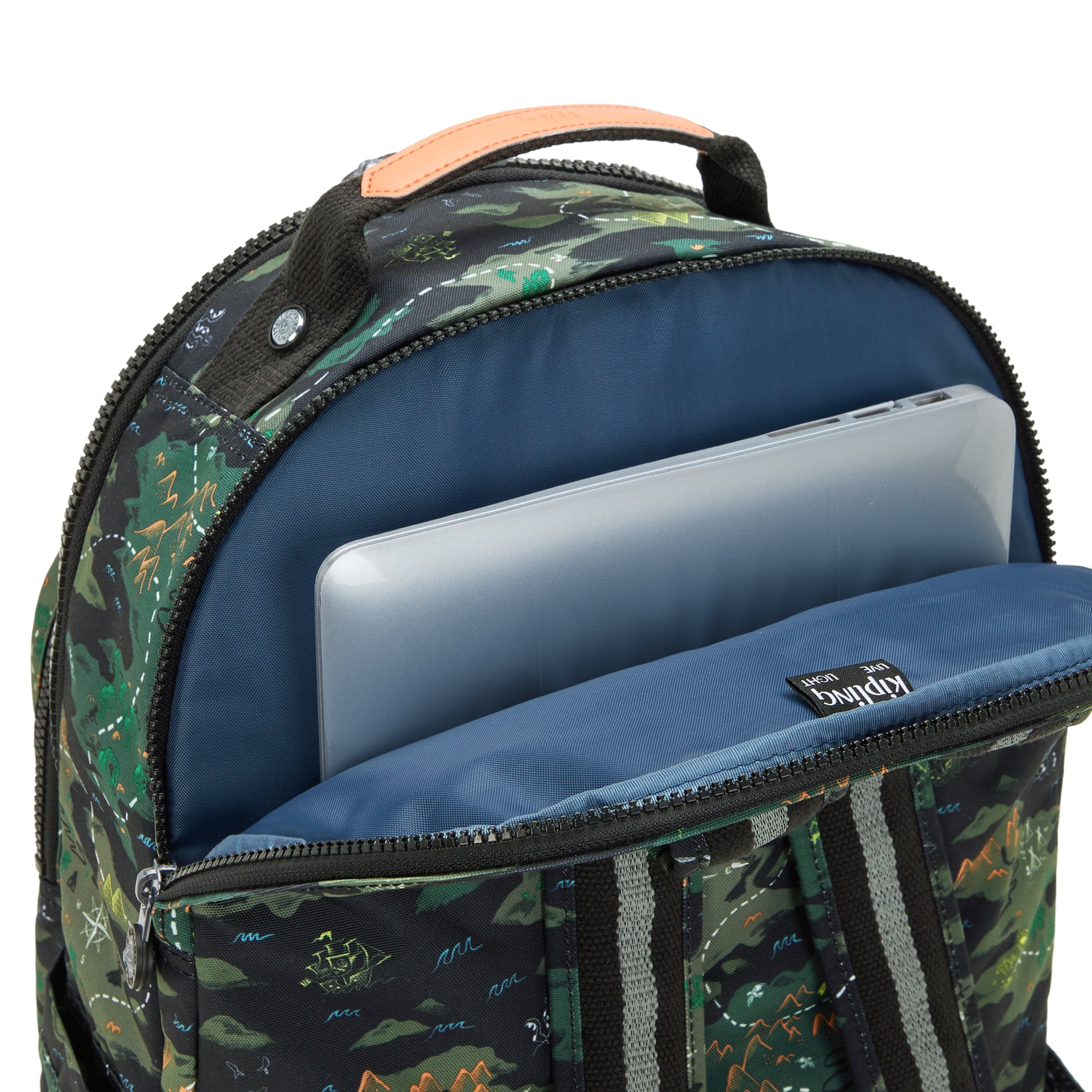 حقيبة ظهر KIPLING Seoul Lap Camo Treasure Large (مع حجرة للكمبيوتر المحمول) I5816-3PB