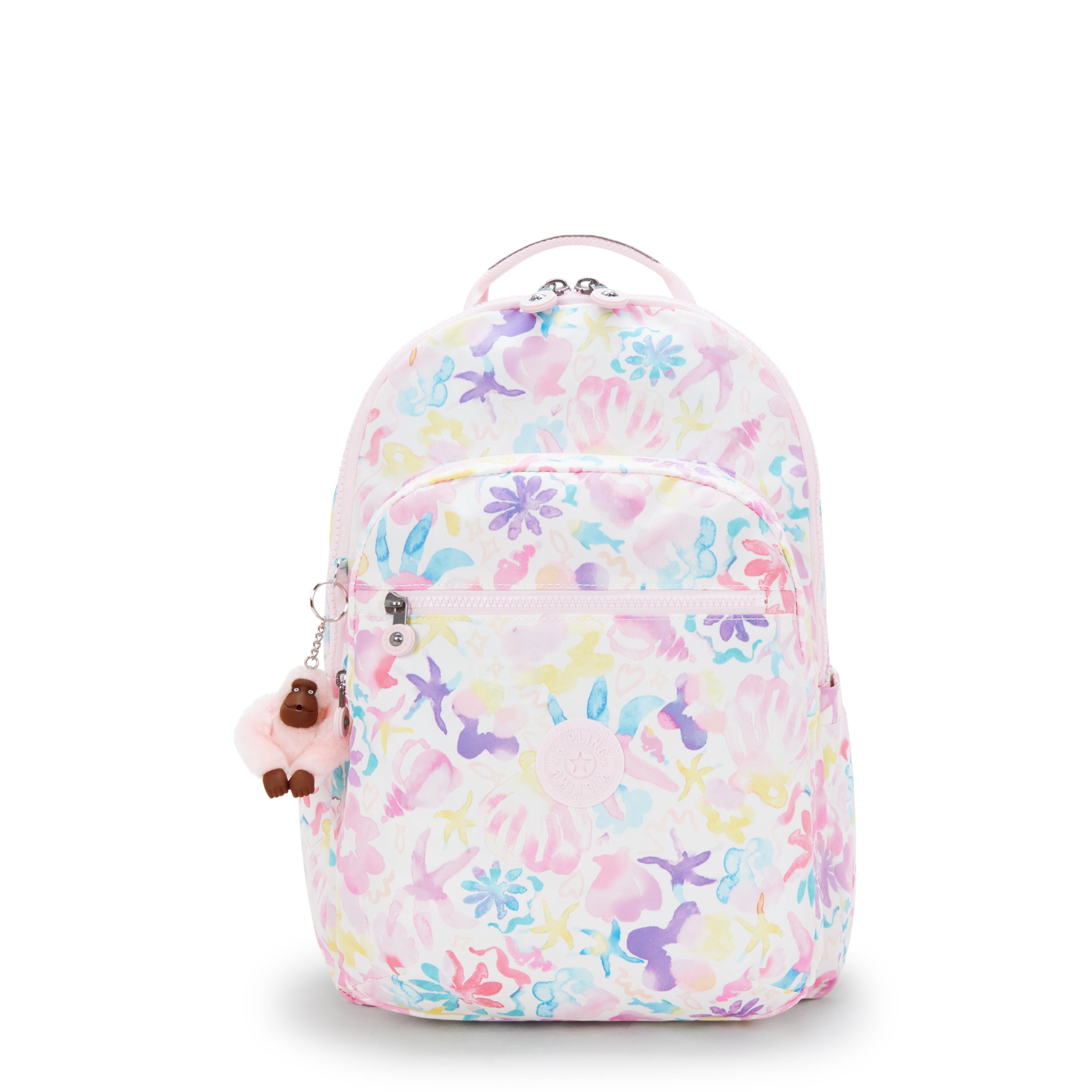 Kipling Seoul Lap Aqua Sea Large backpack with laptop compartment I5816-4ES