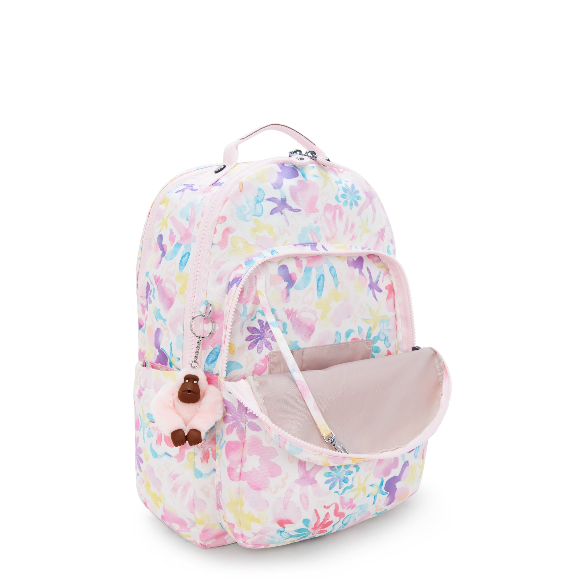 حقيبة ظهر Kipling Seoul Lap Aqua Sea Large مع حجرة للكمبيوتر المحمول I5816-4ES