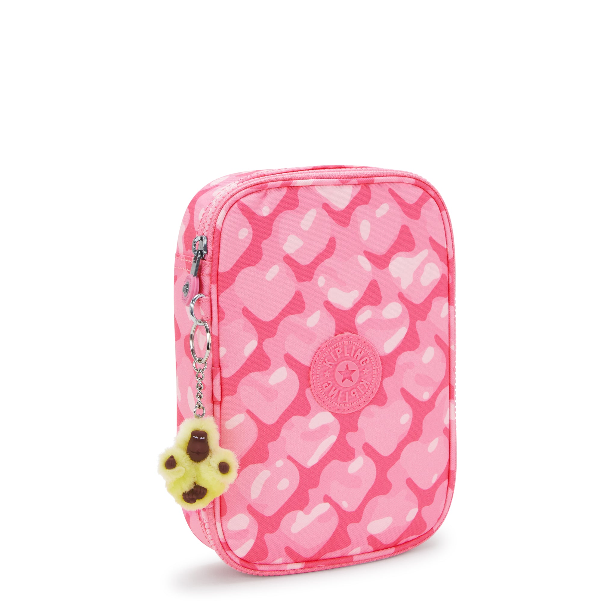 حافظة أقلام كيبلينج كبيرة بنقشة قلوب جذابة، 100 قلم، I6002-1NB