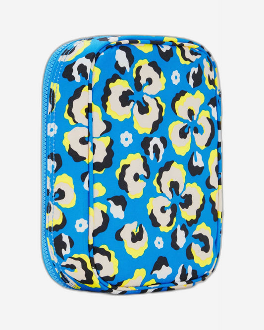 حافظة أقلام كيبلينج كبيرة بتصميم نمر مزهر، 100 قلم، C2I6002-P2A