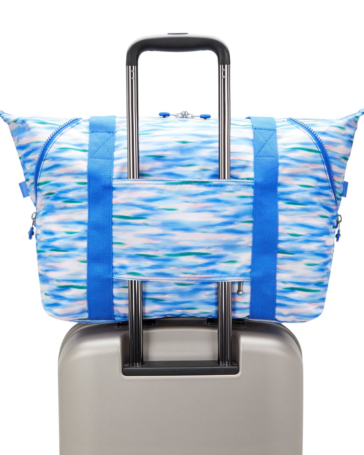 حقيبة كيبلينج آرت إم زرقاء مخففة كبيرة C2I6004-TX9