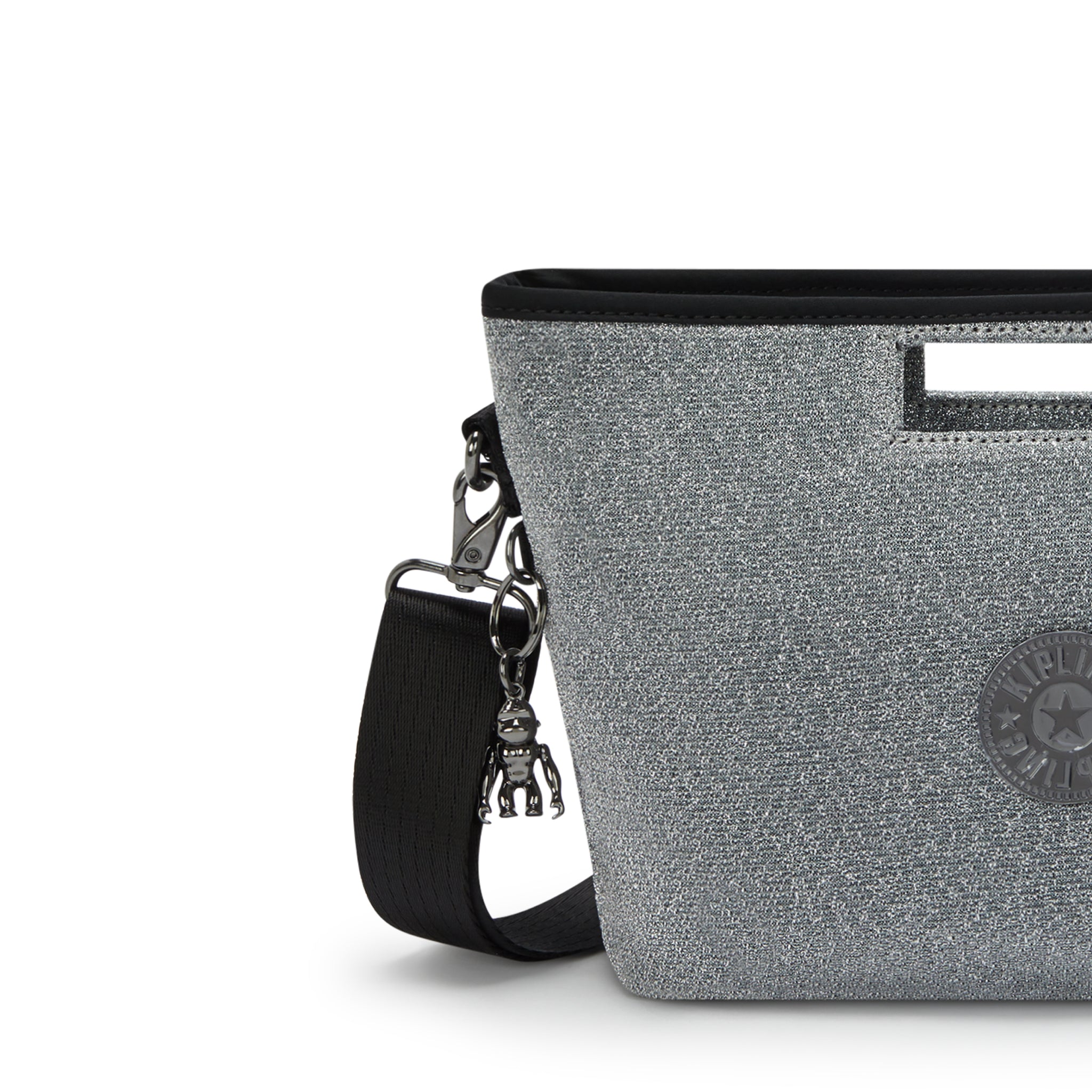 حقيبة يد كيبلينج ستيفي غوينغ آوت فضية صغيرة I6007-0MS