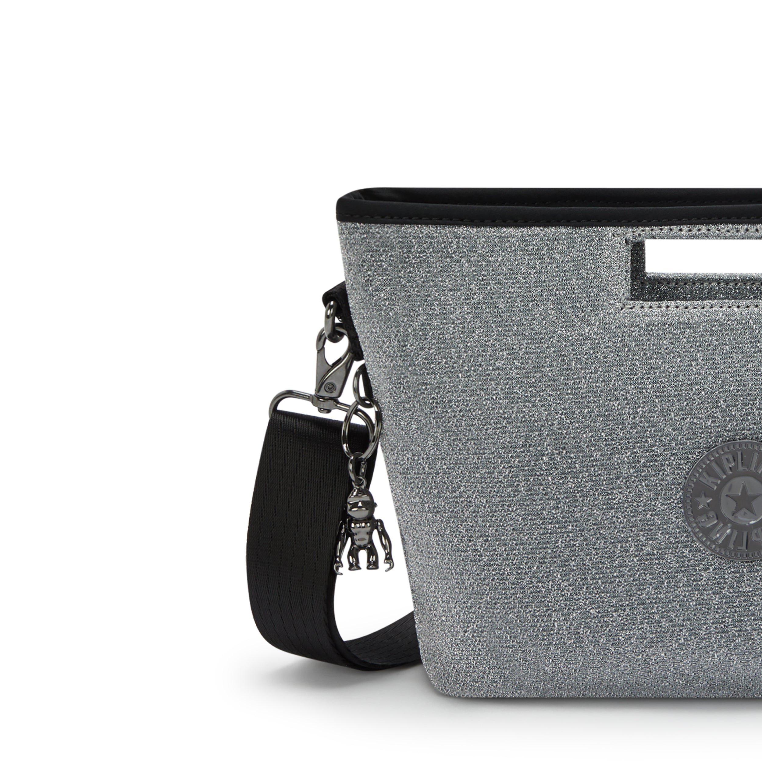 حقيبة يد كيبلينج ستيفي غوينغ آوت فضية صغيرة I6007-0MS