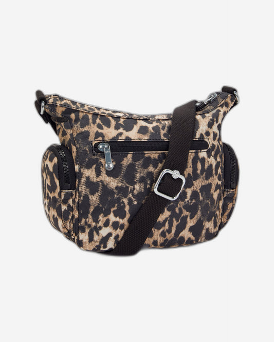 حقيبة Kipling Gabbie Mini Wild Leopard صغيرة متقاطعة I6193-6JP