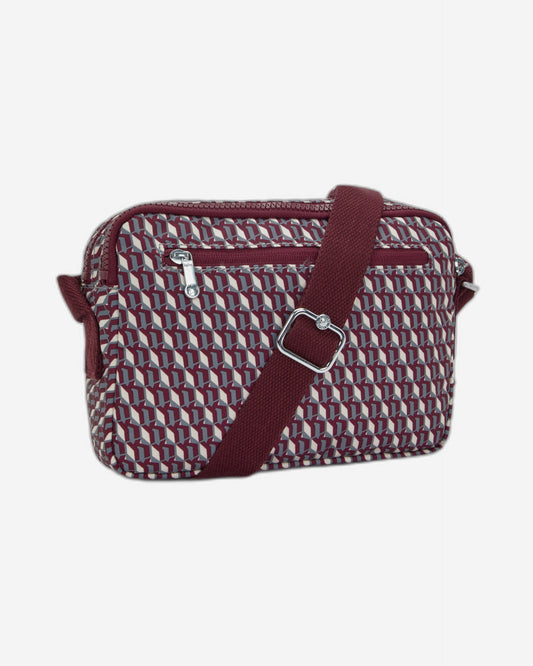 حقيبة Kipling Abanu M 3Dk Wine Medium crossbody I6237-1PB