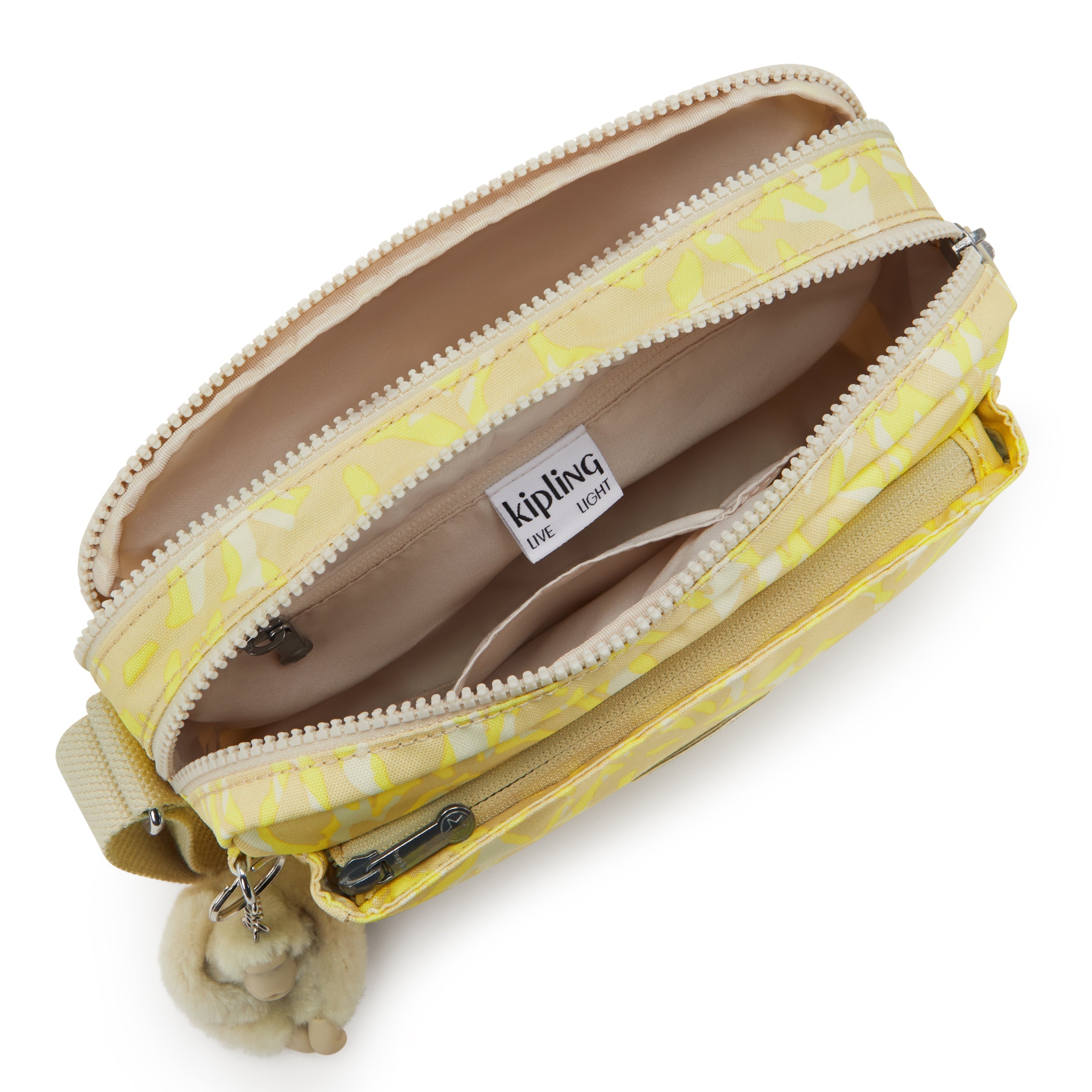 حقيبة Kipling Abanu M Palm Mood Sun متوسطة الحجم I6237-4DP