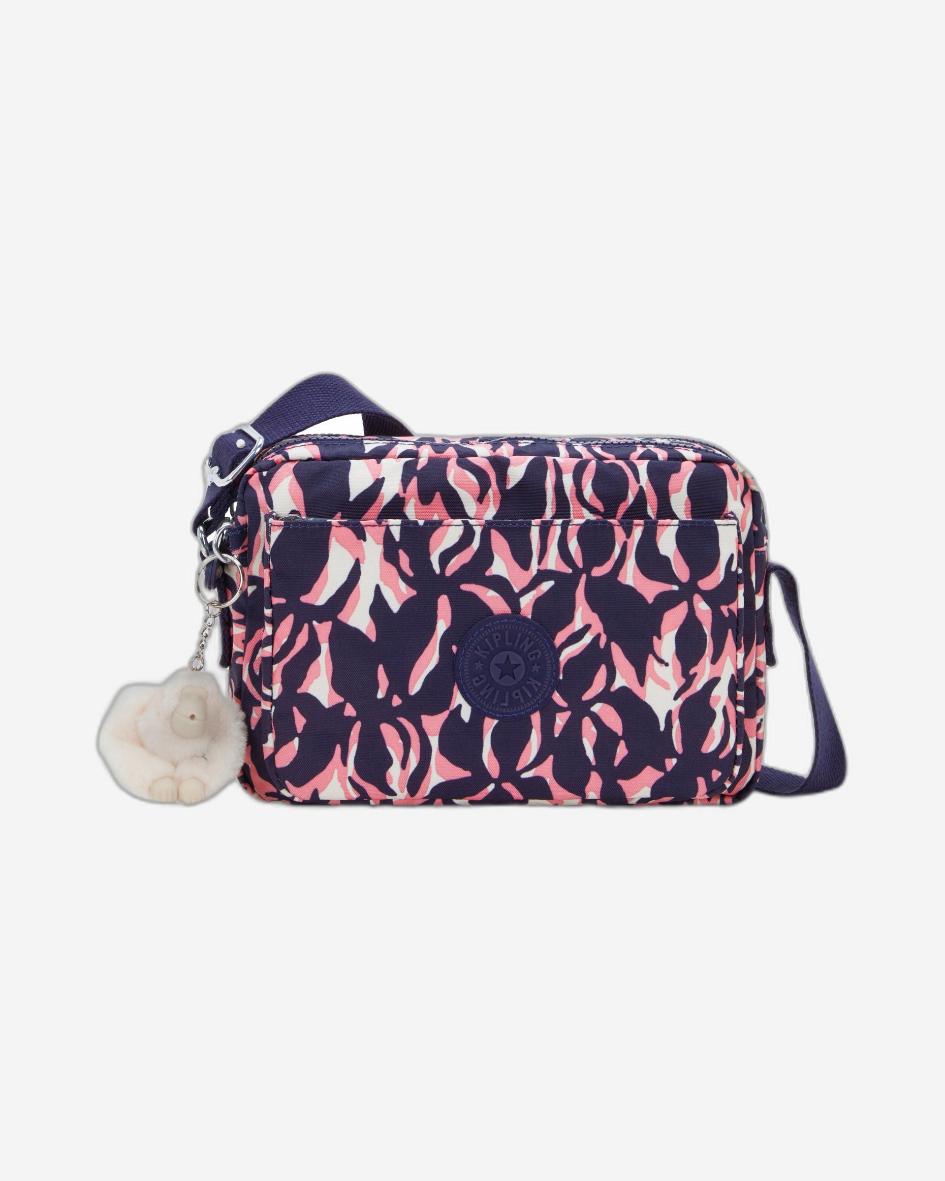 حقيبة Kipling Abanu M متوسطة الحجم بتصميم Palm Mood I6237-6PQ