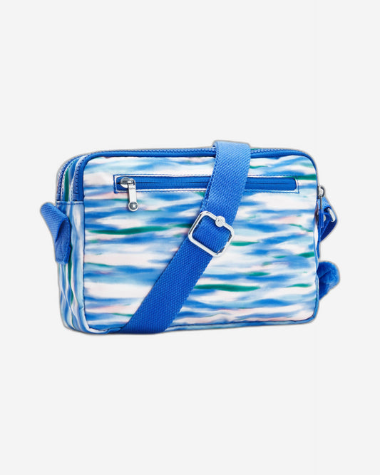 حقيبة كتف متوسطة الحجم من كيبلينج أبانو إم، زرقاء مخففة، C2I6237-TX9