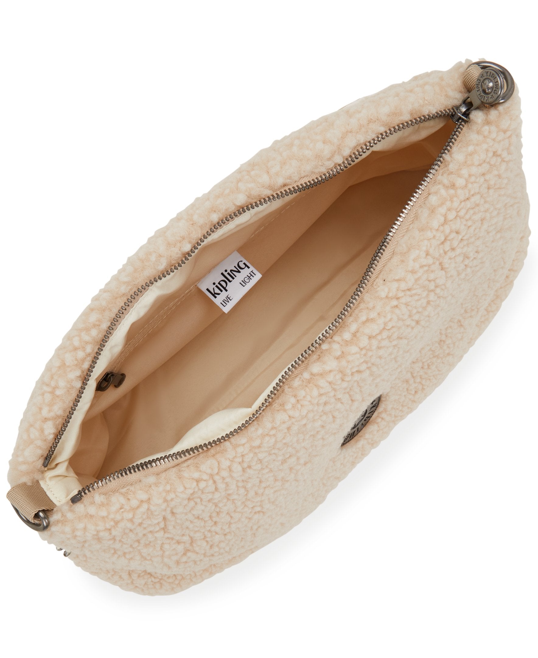 حقيبة كتف متوسطة الحجم من Kipling Pollie M مصنوعة من الفرو الطبيعي I6331-8PF