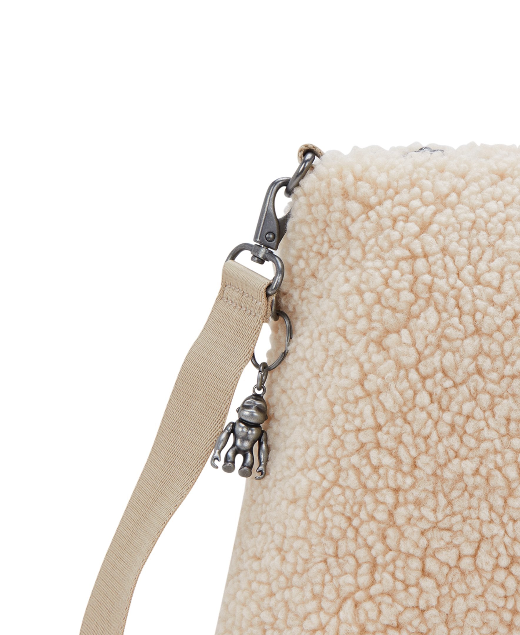 حقيبة كتف متوسطة الحجم من Kipling Pollie M مصنوعة من الفرو الطبيعي I6331-8PF