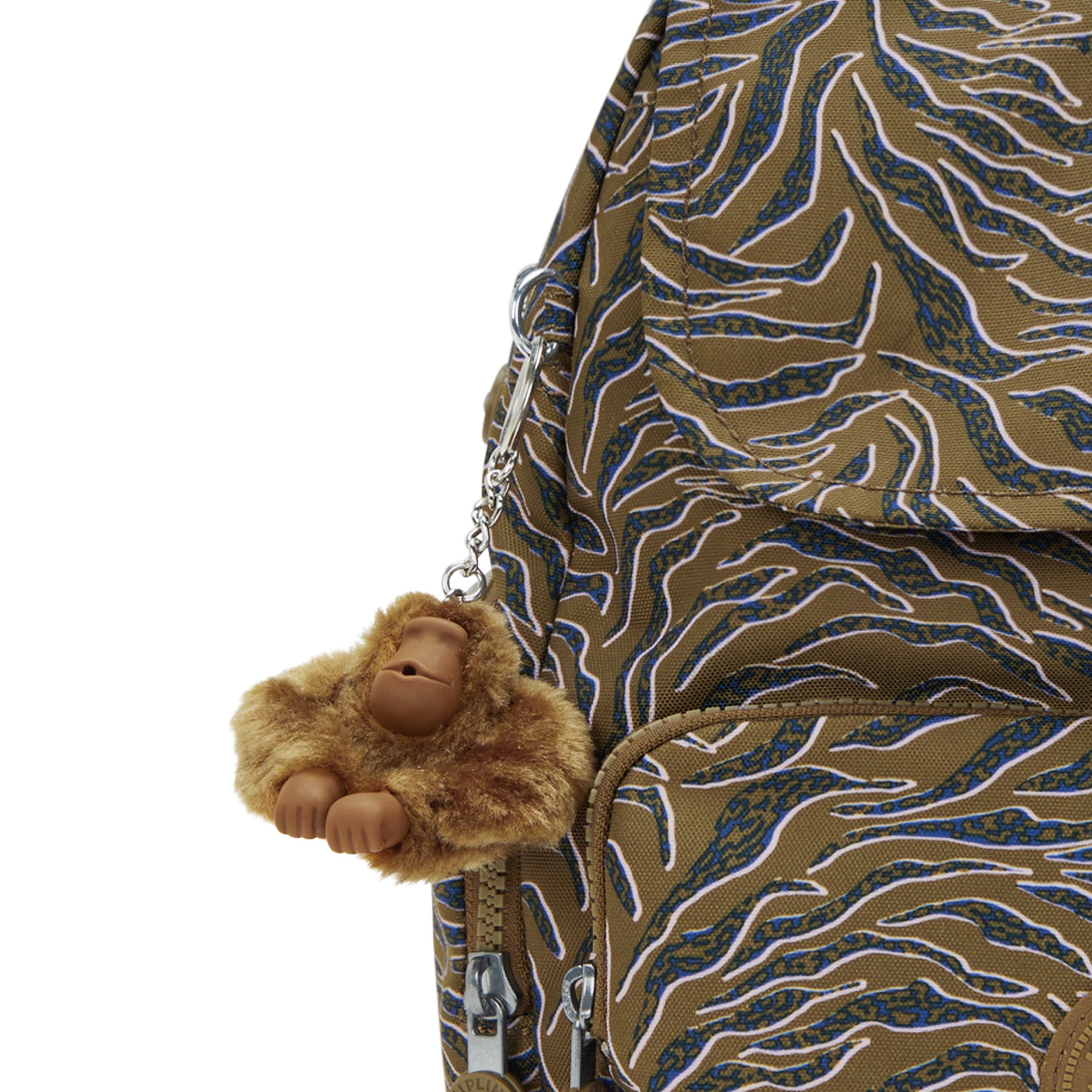 حقيبة ظهر Kipling City Zip S Undersea Leaves صغيرة I6345-1PR