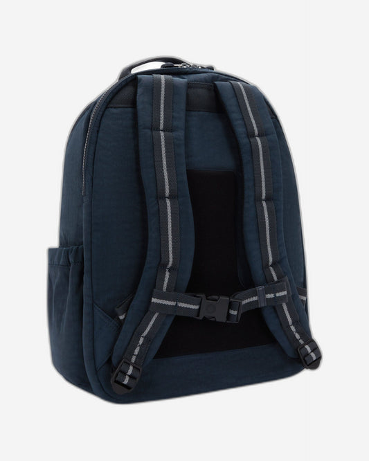 حقيبة ظهر Kipling Seoul College Extra True Blue Tonal كبيرة مع حجرة للكمبيوتر المحمول I6350-4DX